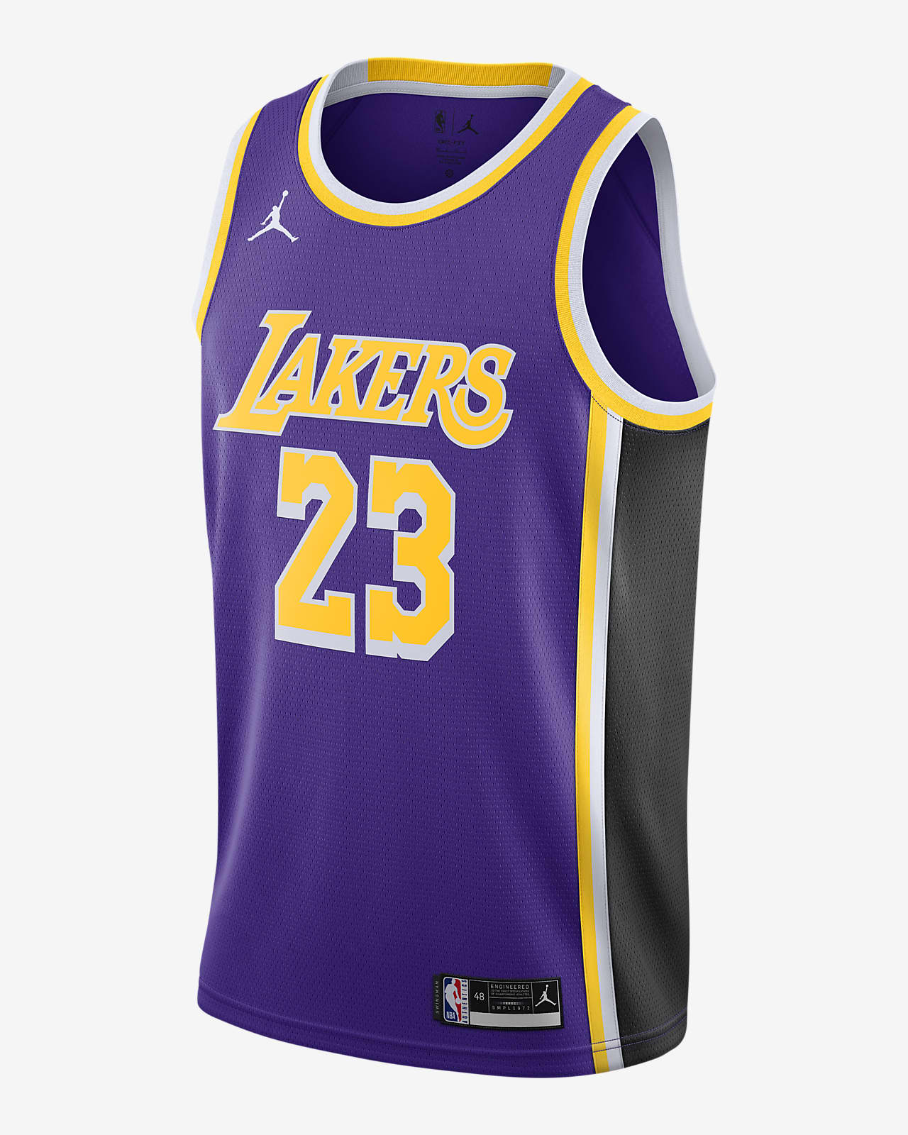 Camiseta Jordan NBA Swingman LeBron James Lakers Statement Edition 2020.  Nike CL