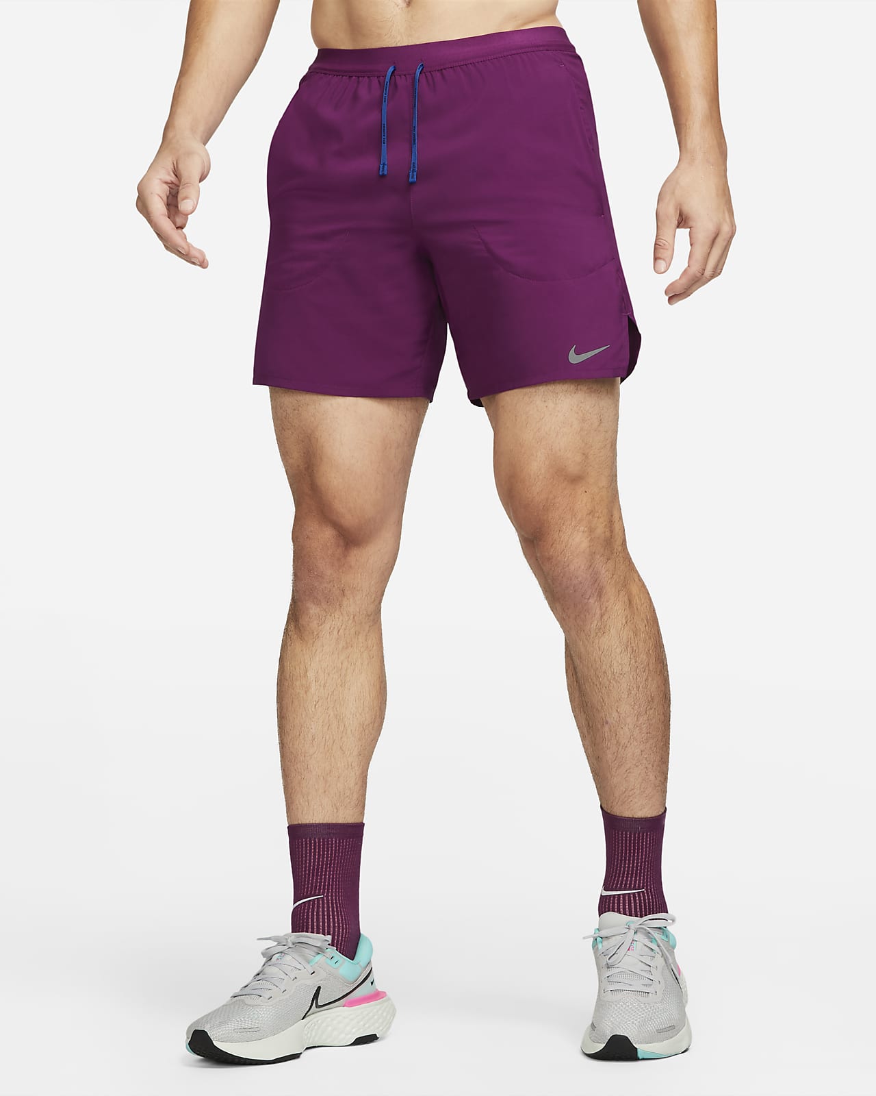 nike linerless running shorts