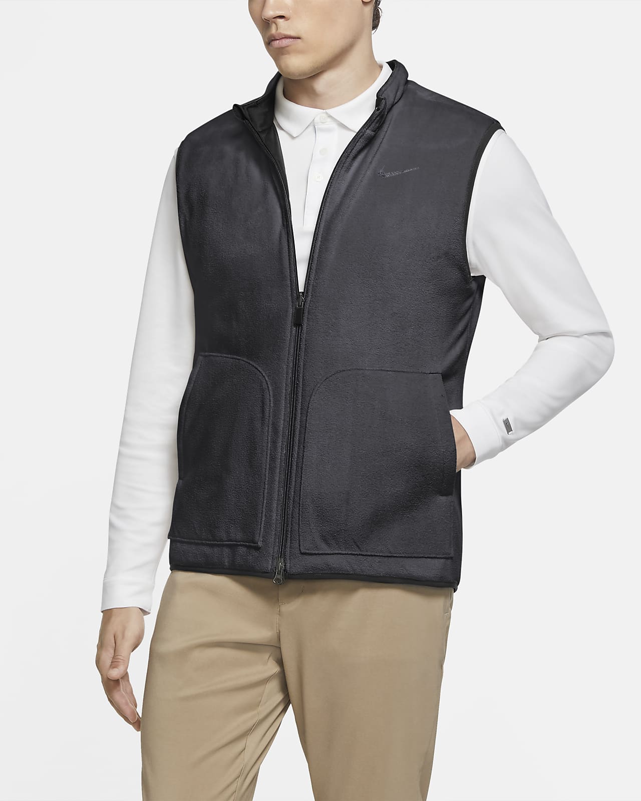 grey nike vest