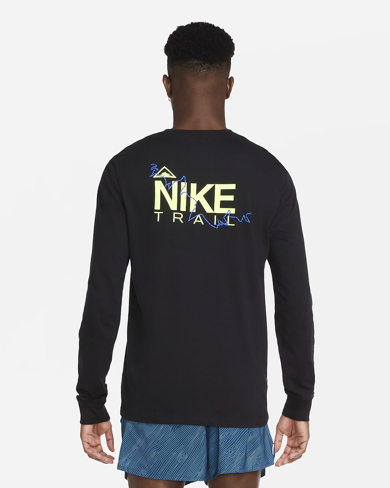 Long-Sleeve Trail Running T-Shirt. Nike CH