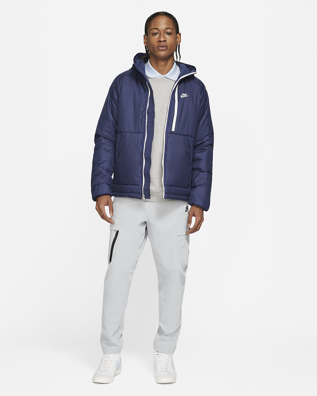 Chamarra con gorro para hombre Nike Sportswear Therma-FIT Legacy. Nike CL