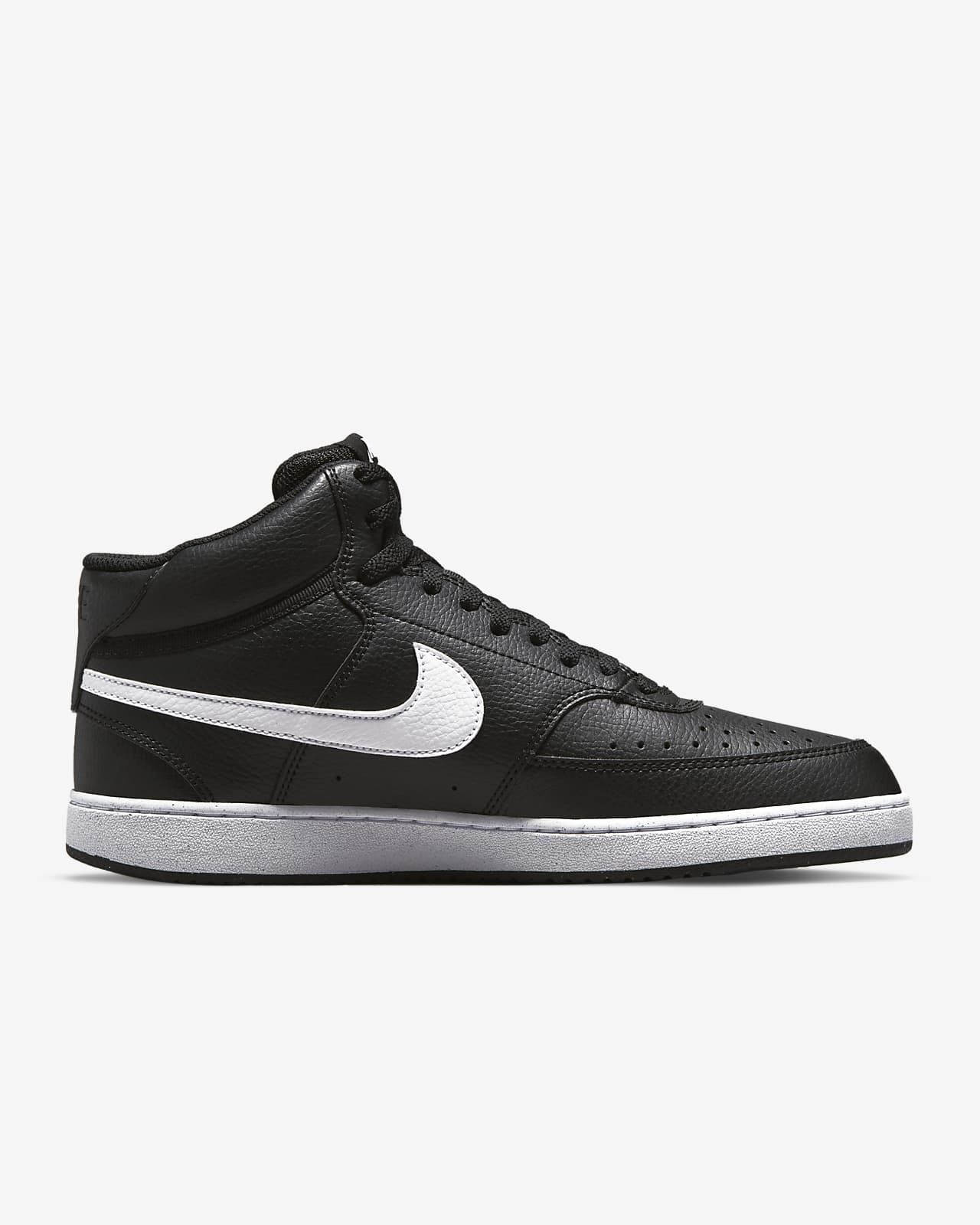 Nike court vision low heren 2024 zwart