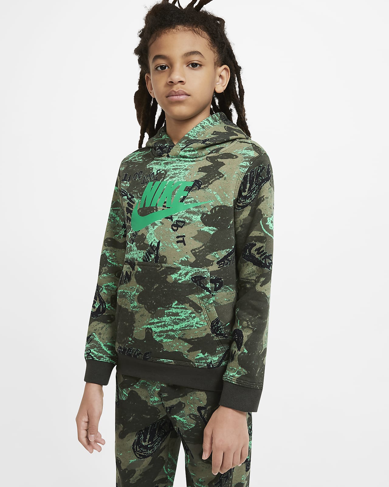 club camo hoodie nike