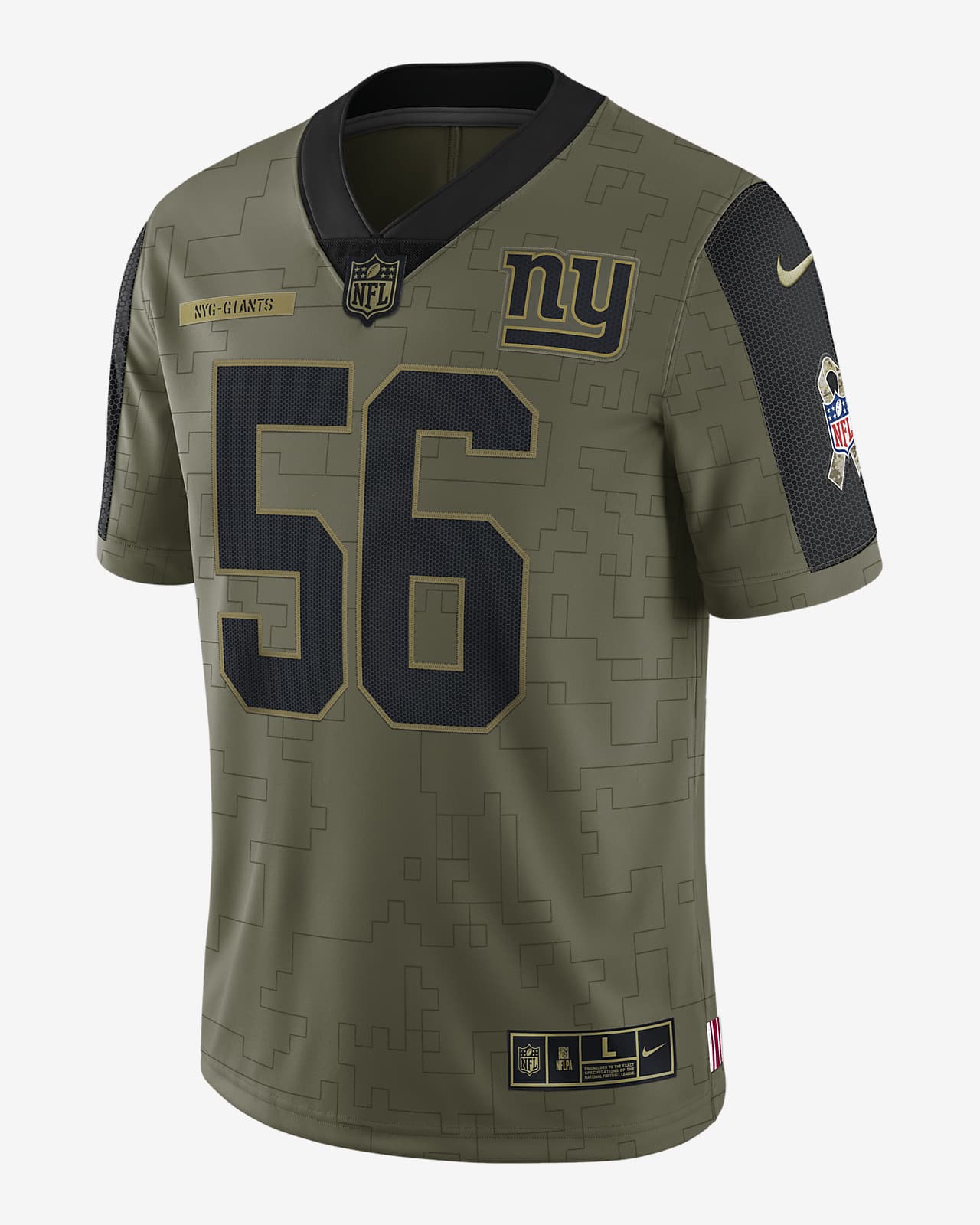 NFL New York Giants Salute to Service (Lawrence Taylor) Men's Limited Football Jersey