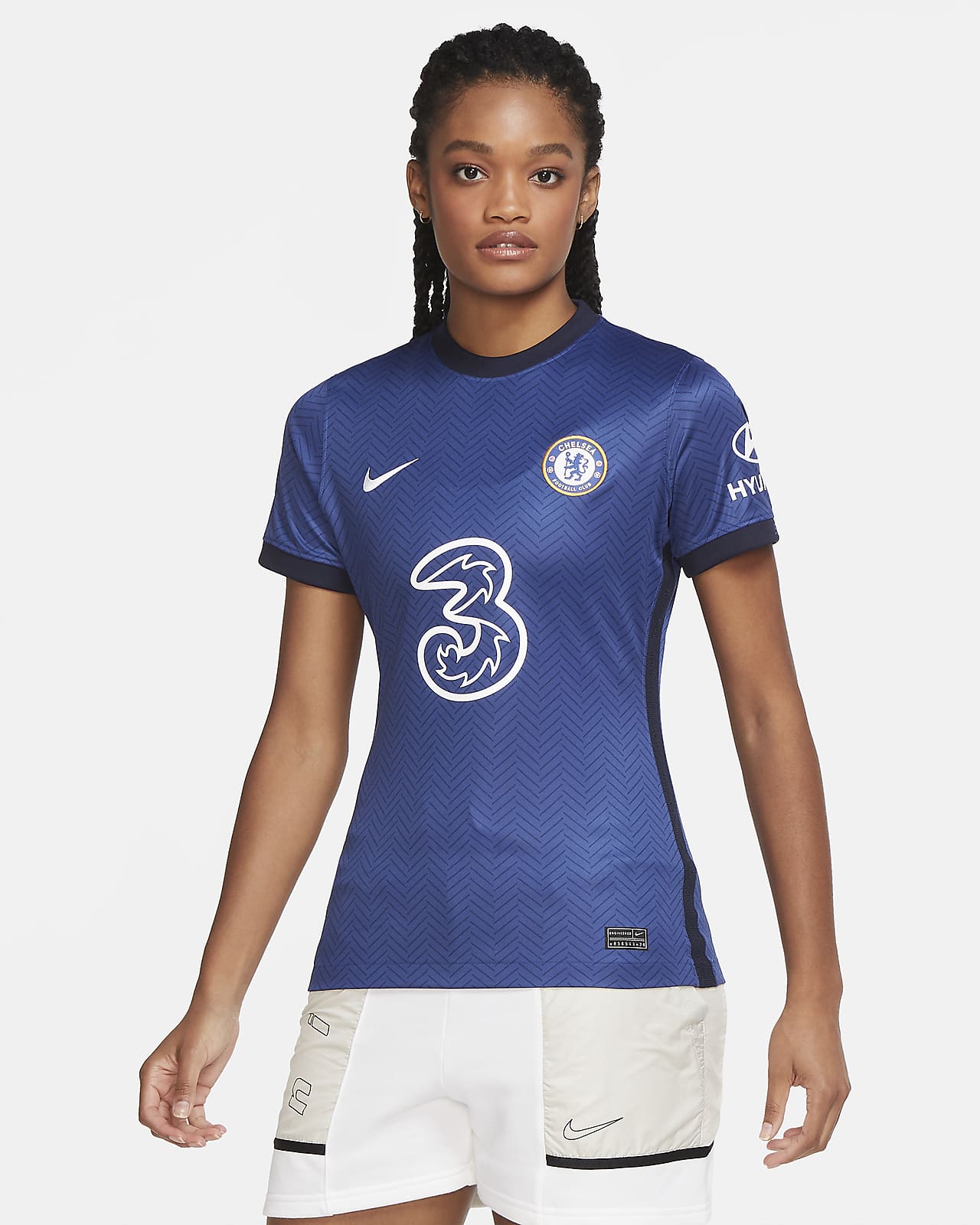 Chelsea F.C. 2020/21 Stadium Home Women's Football Shirt. Nike SG