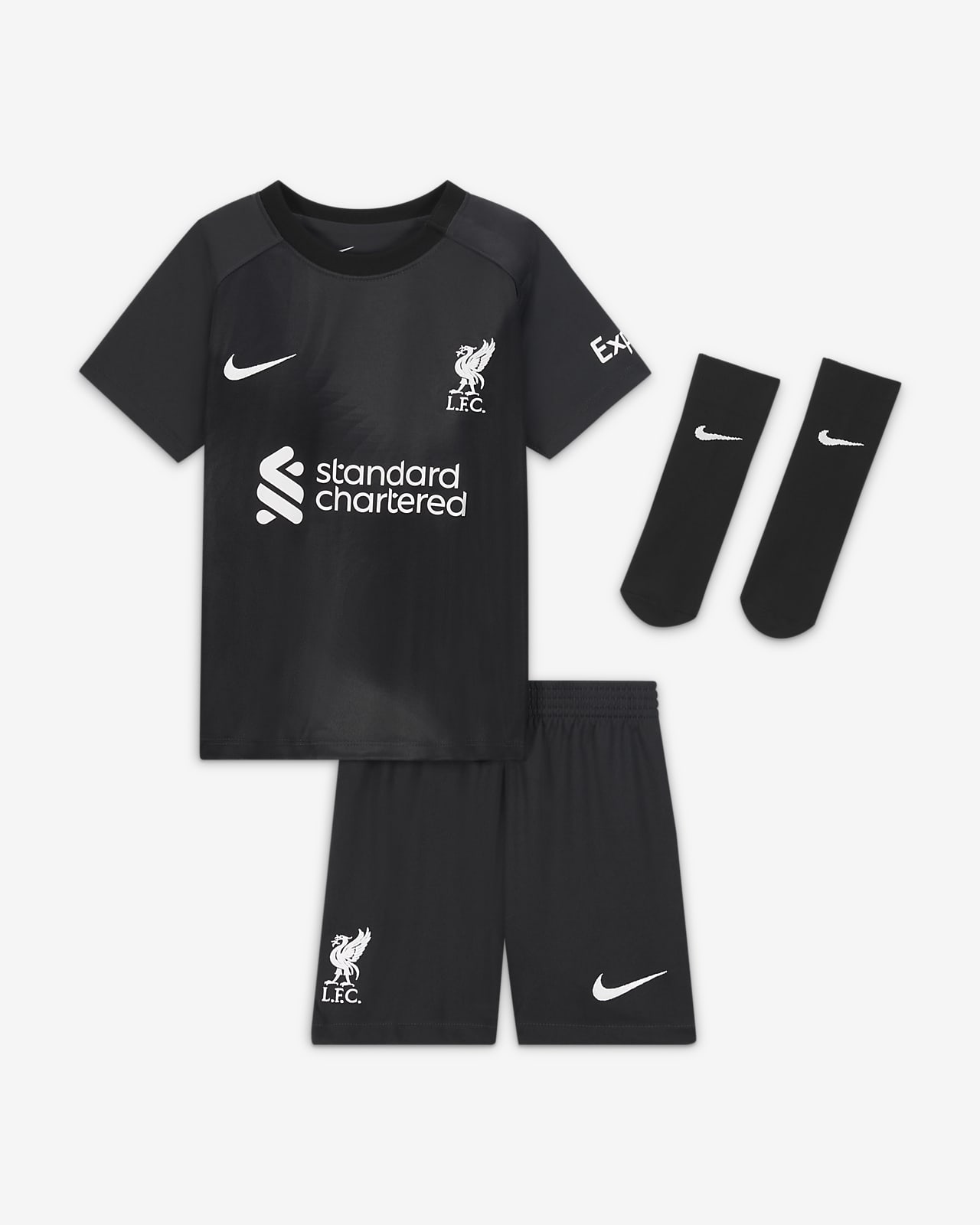 Tenue de football Nike Liverpool FC 2022/2023 Gardien de but pour Bébé