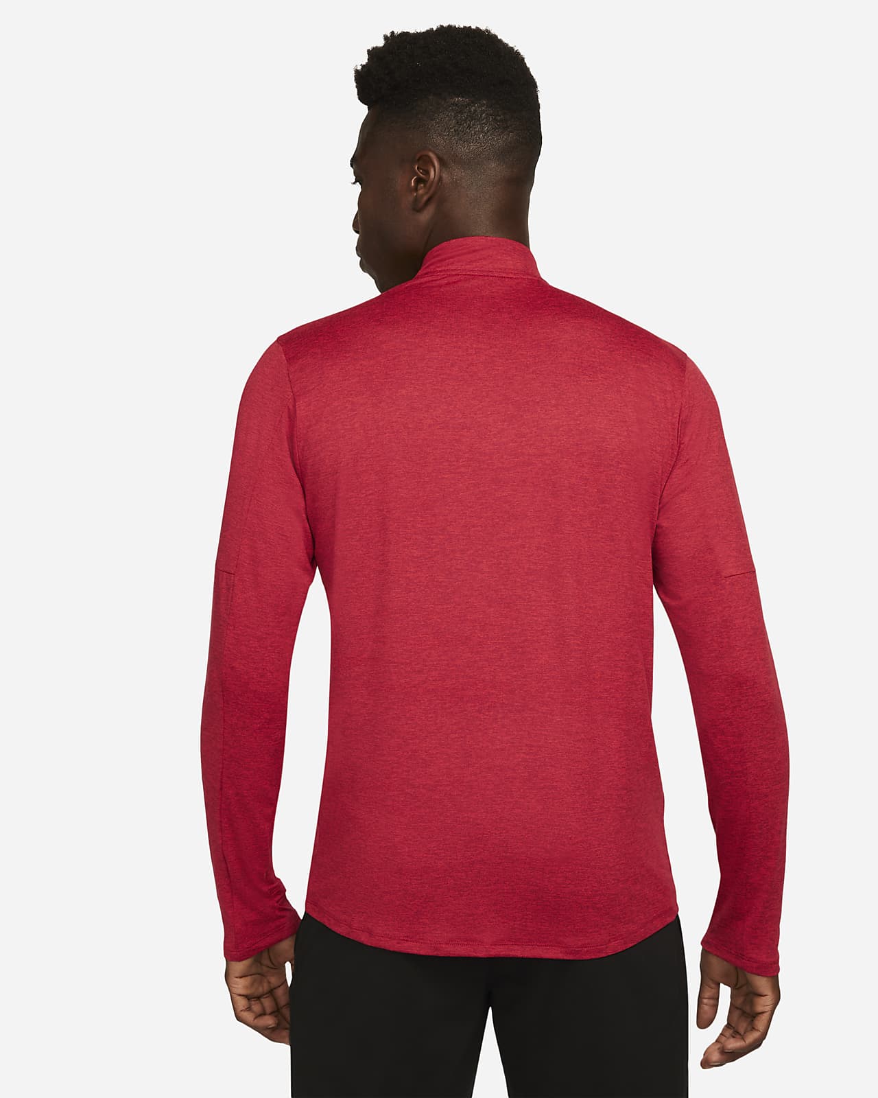 nike wool running top