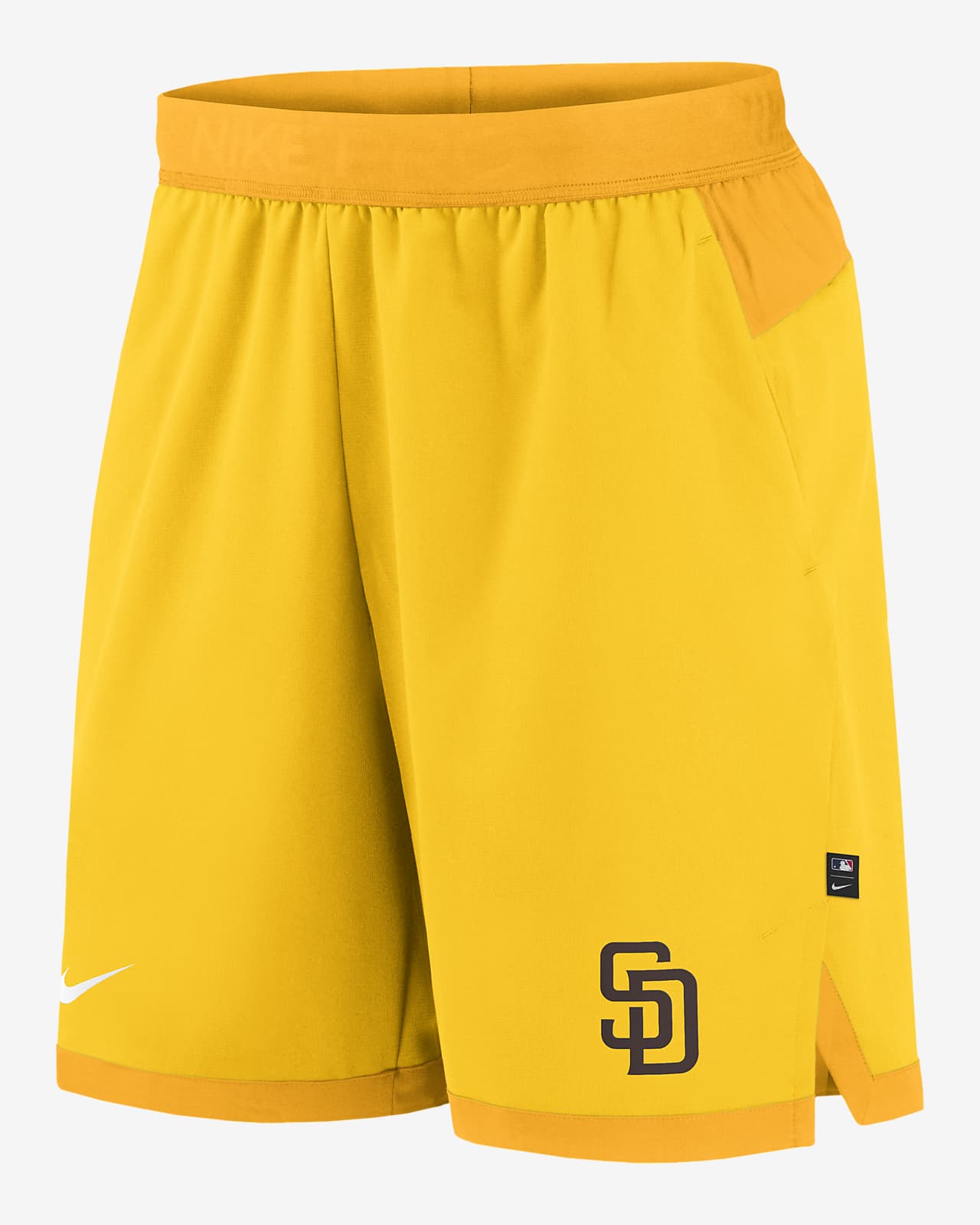 Nike Men's San Diego Padres Yellow Authentic Collection Early Work  Performance T-Shirt
