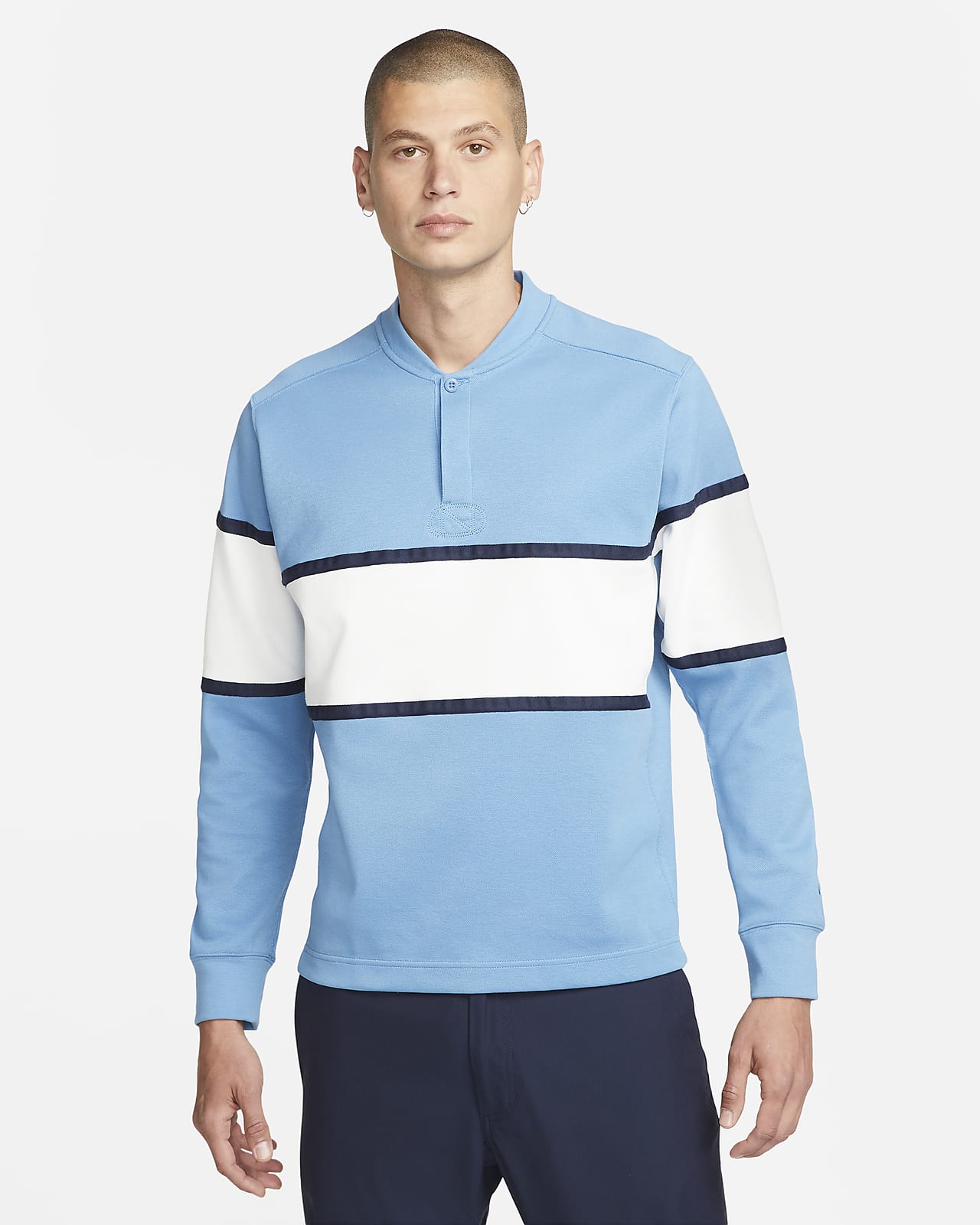 Nike Dri-FIT Golftop met lange mouwen voor heren. Nike BE