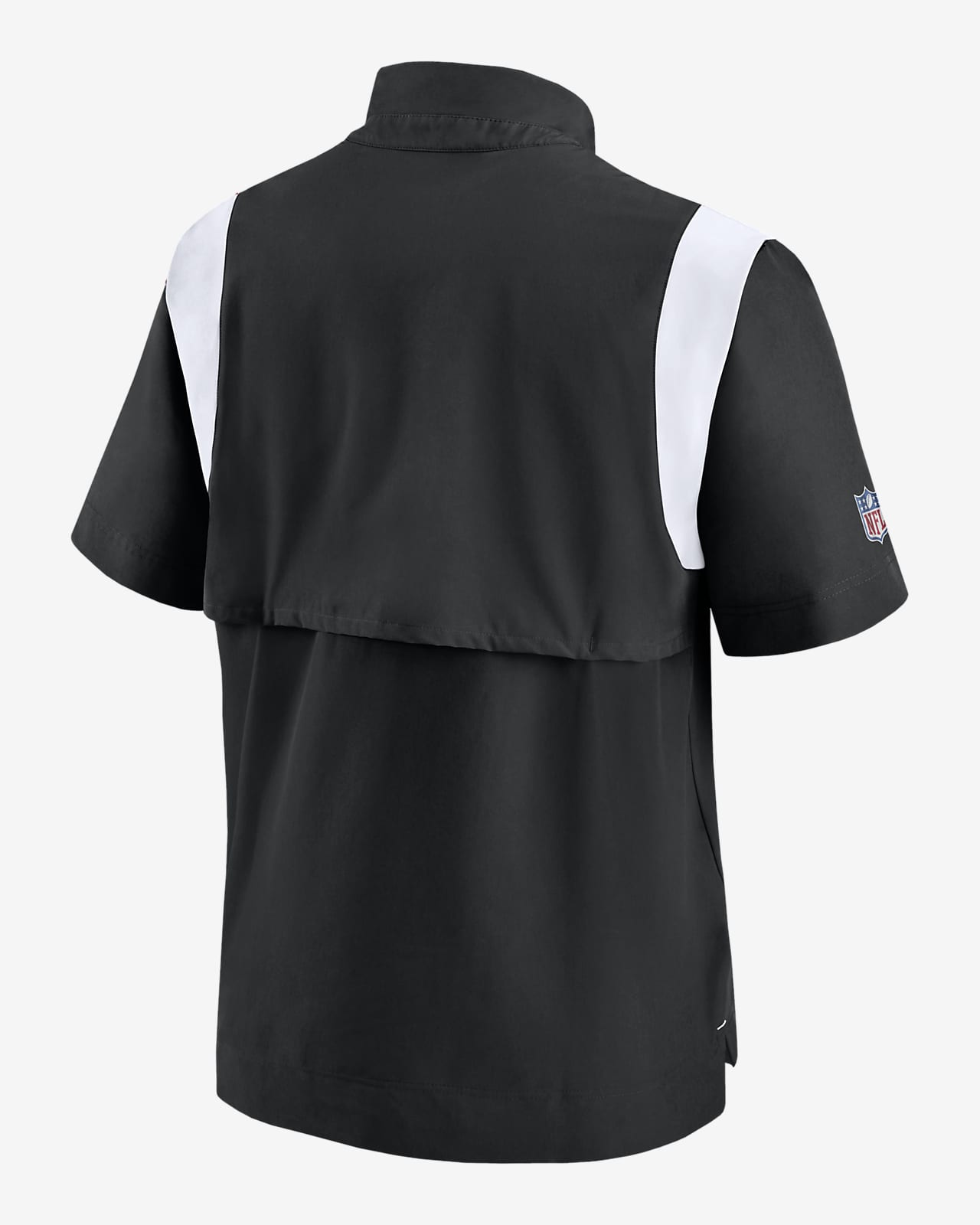 Nike Men's Sideline Coach Lockup (NFL Las Vegas Raiders) Short-Sleeve Jacket in Black, Size: Large | NS15093N8D-63Q