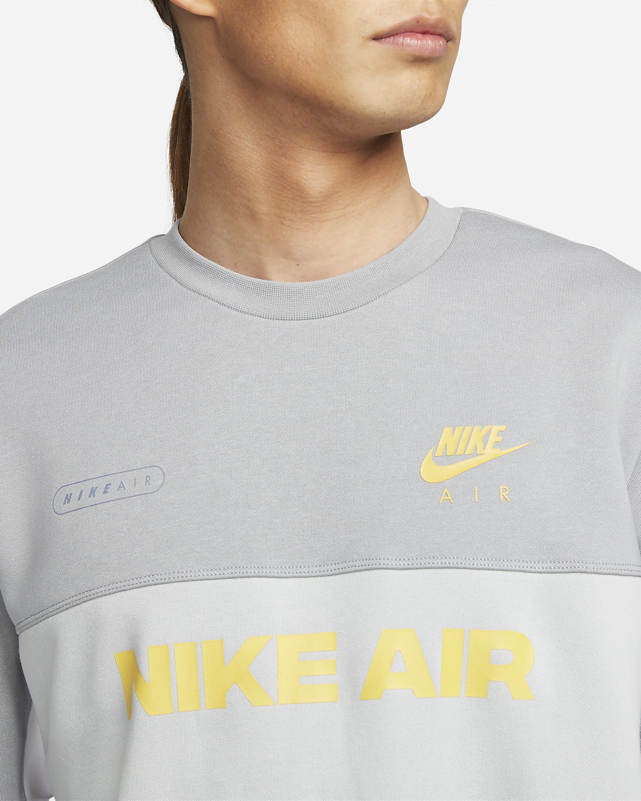 Nike Air Men's Brushed-Back Fleece Crew. Nike JP