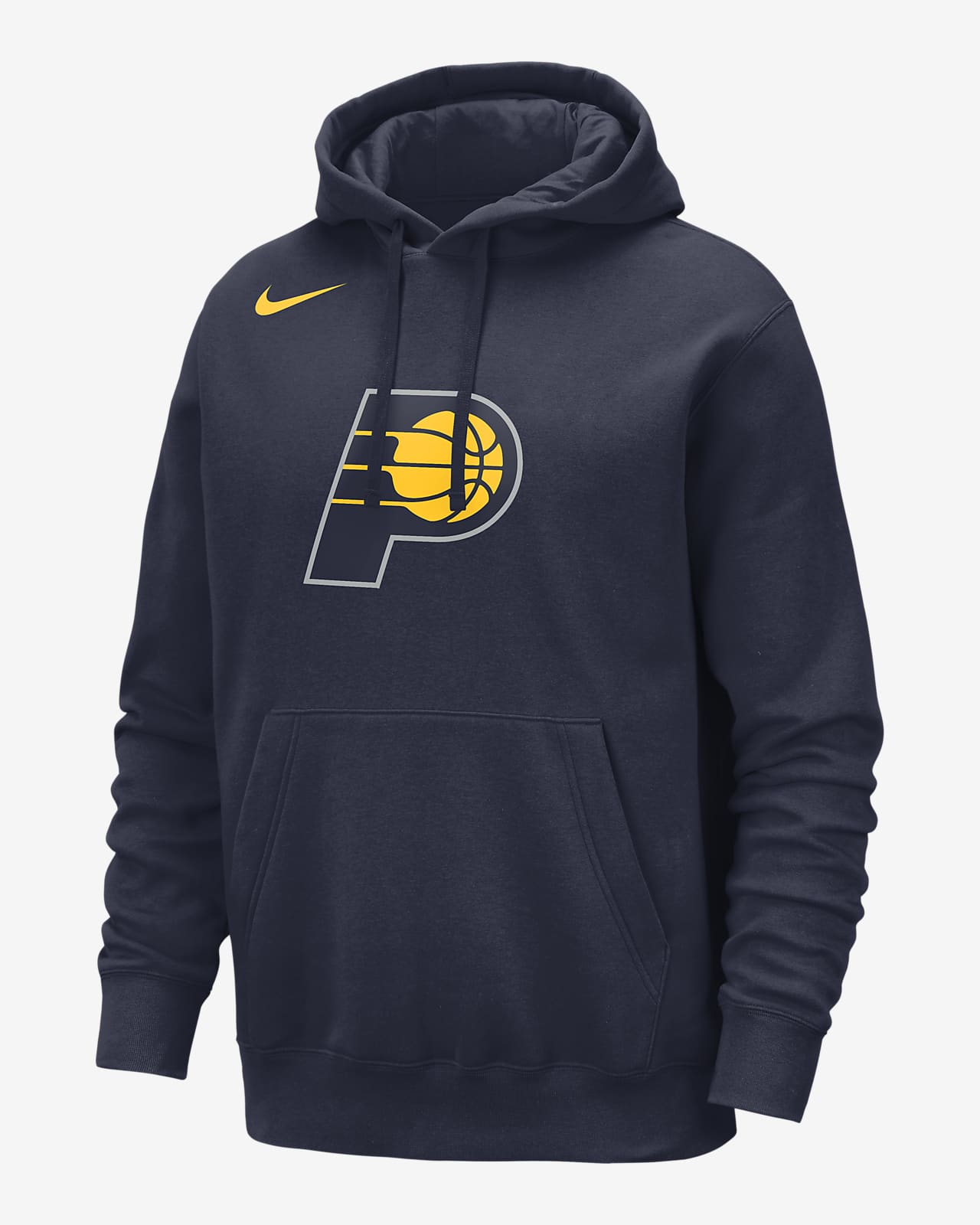 Nike Men's Indiana Pacers Navy Logo Hoodie, Medium, Blue