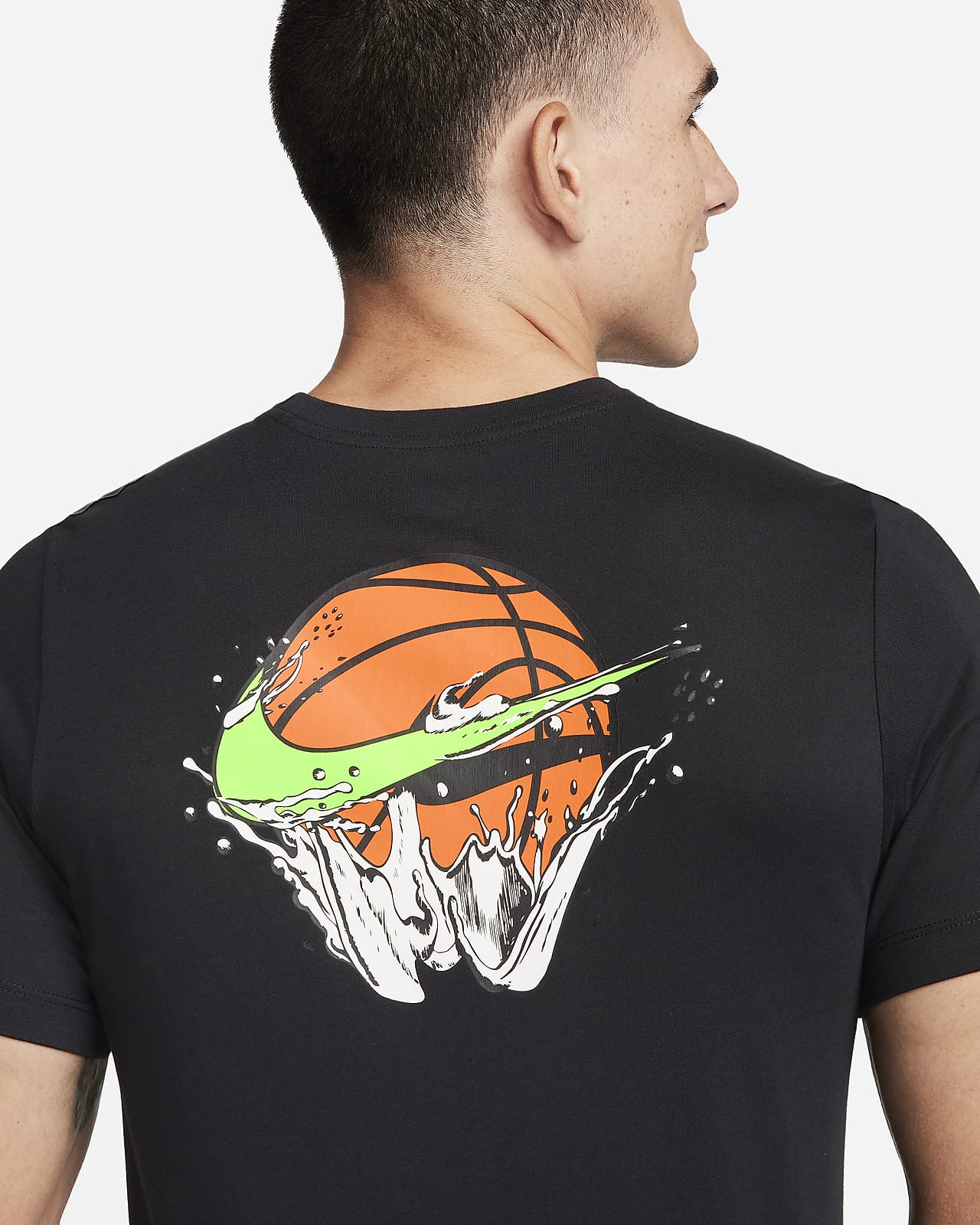 Nike Dry Elite Basketball T-Shirt Kids Grey/Red - 822455-063