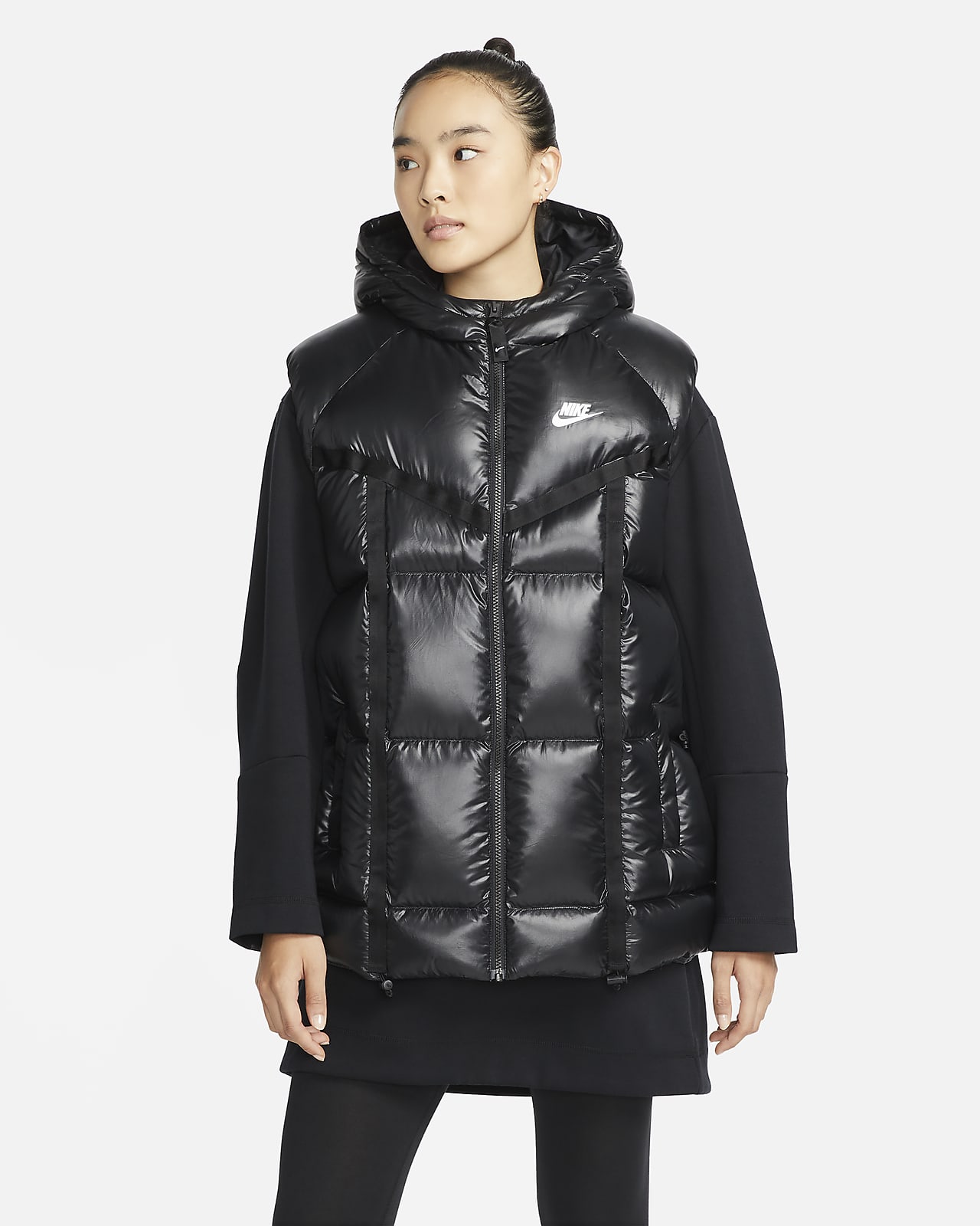 Nike Sportswear Therma-FIT City Series Bodywarmer met capuchon voor dames.  Nike NL
