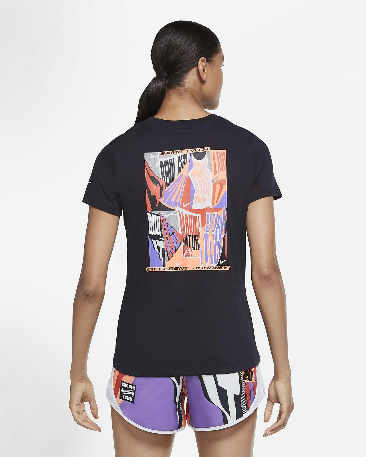nike running t shirt women's