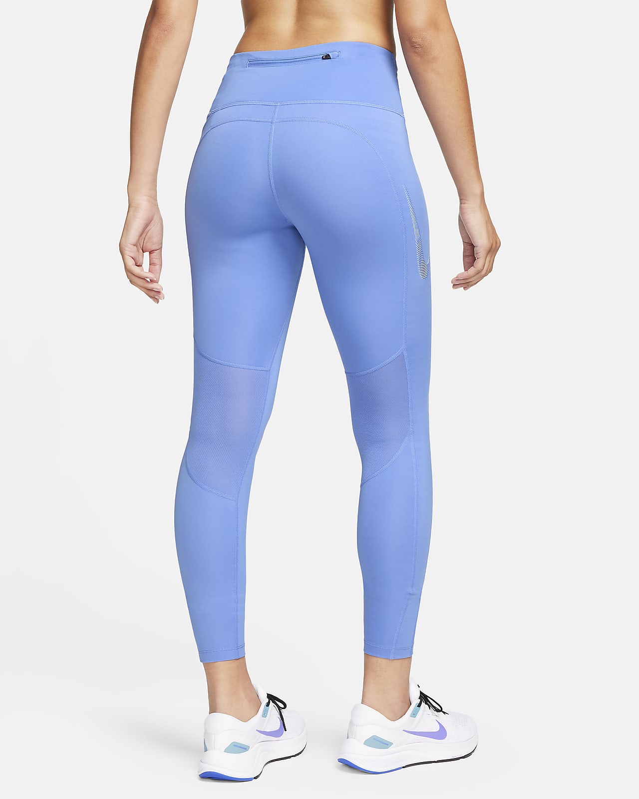 Nike Fast Swoosh Women's Mid-Rise 7/8 Printed Running Leggings with  Pockets. Nike ID