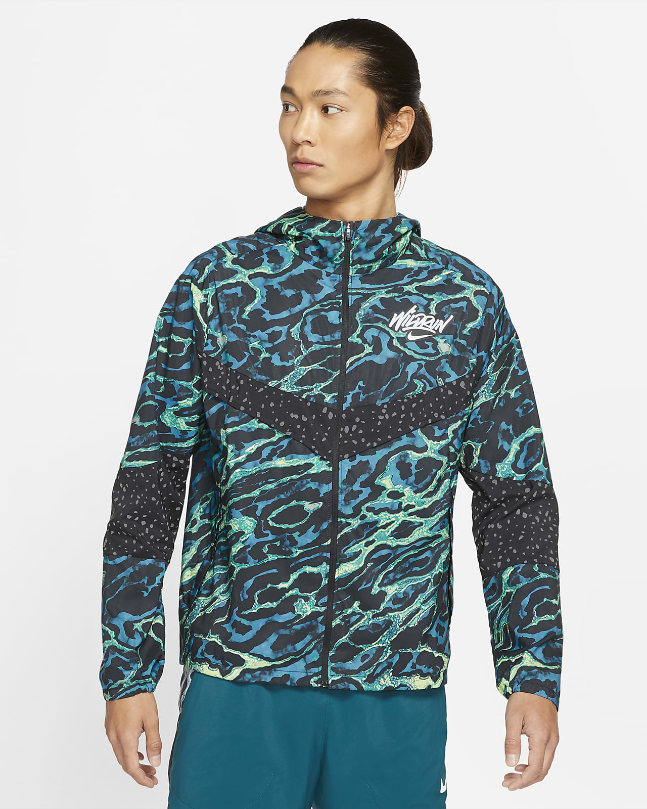 Nike windrunner jacket teal Clearance
