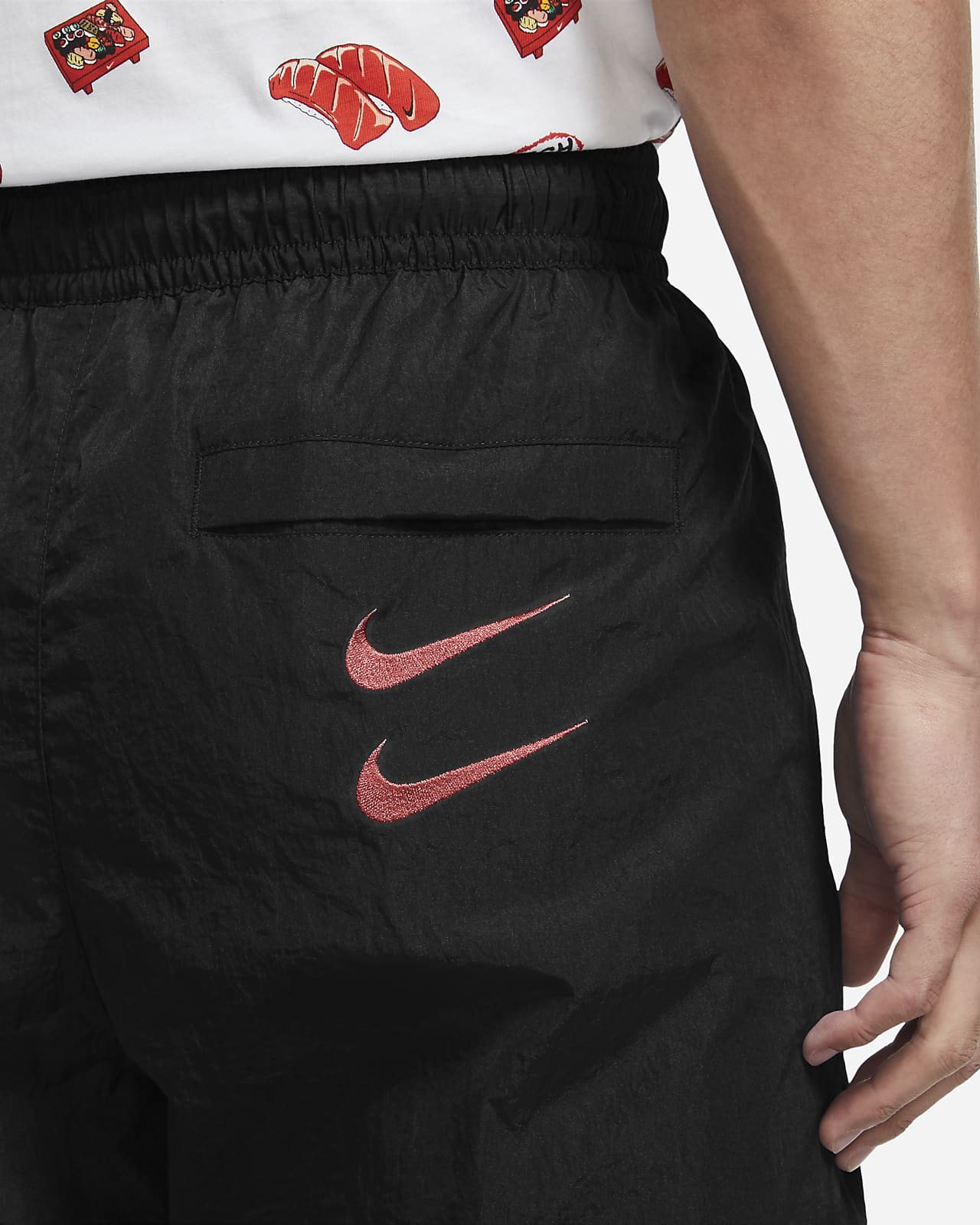 nike sportswear swoosh men's woven pants