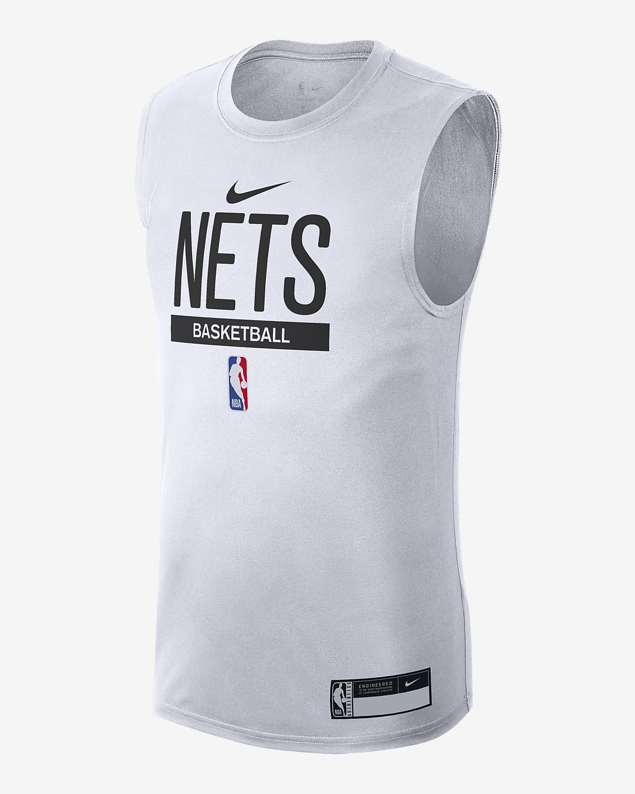 Brooklyn Nets Nike Dri-FIT ärmelloses NBA-Trainings-T-Shirt für Herren