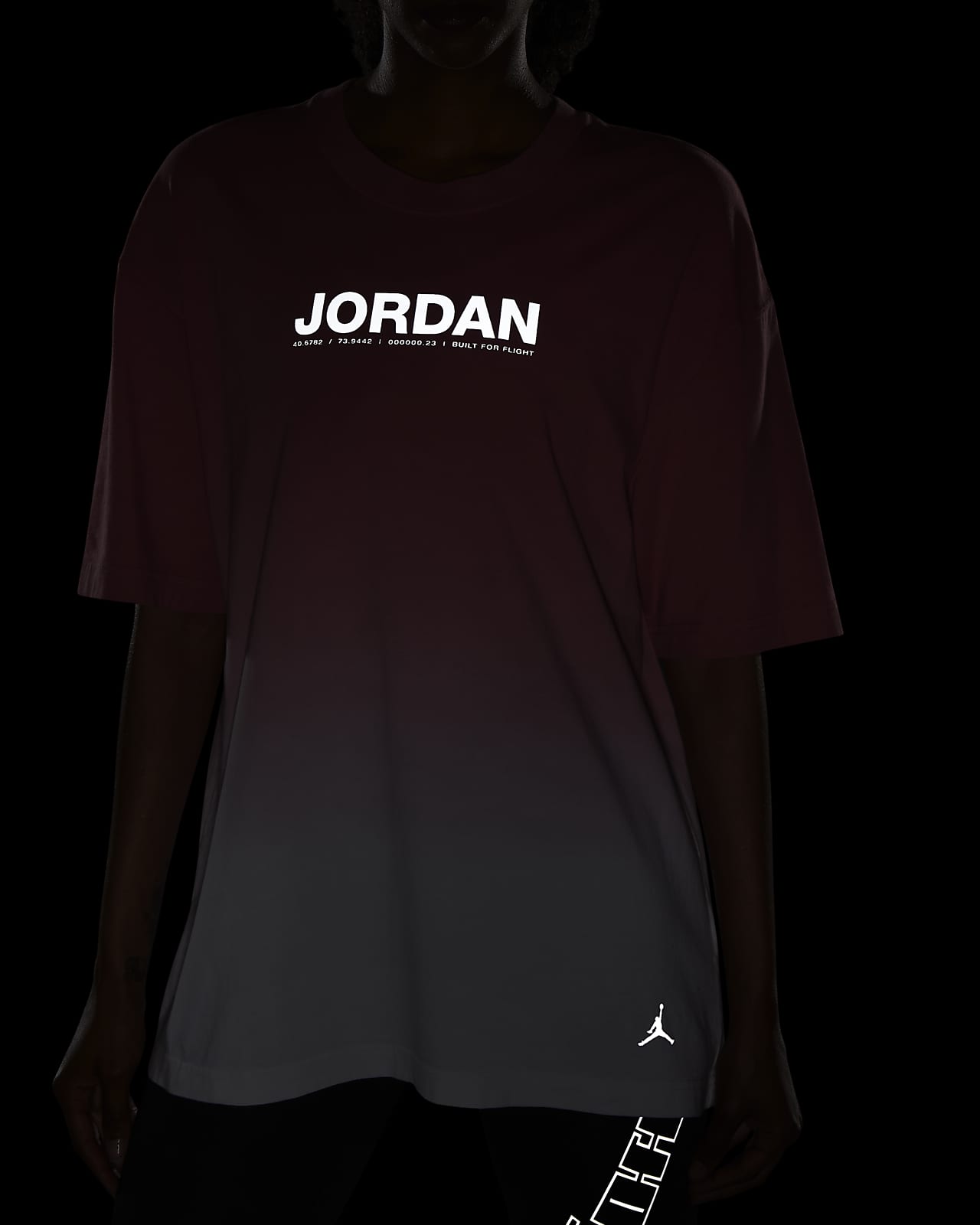 black jordan shirt womens