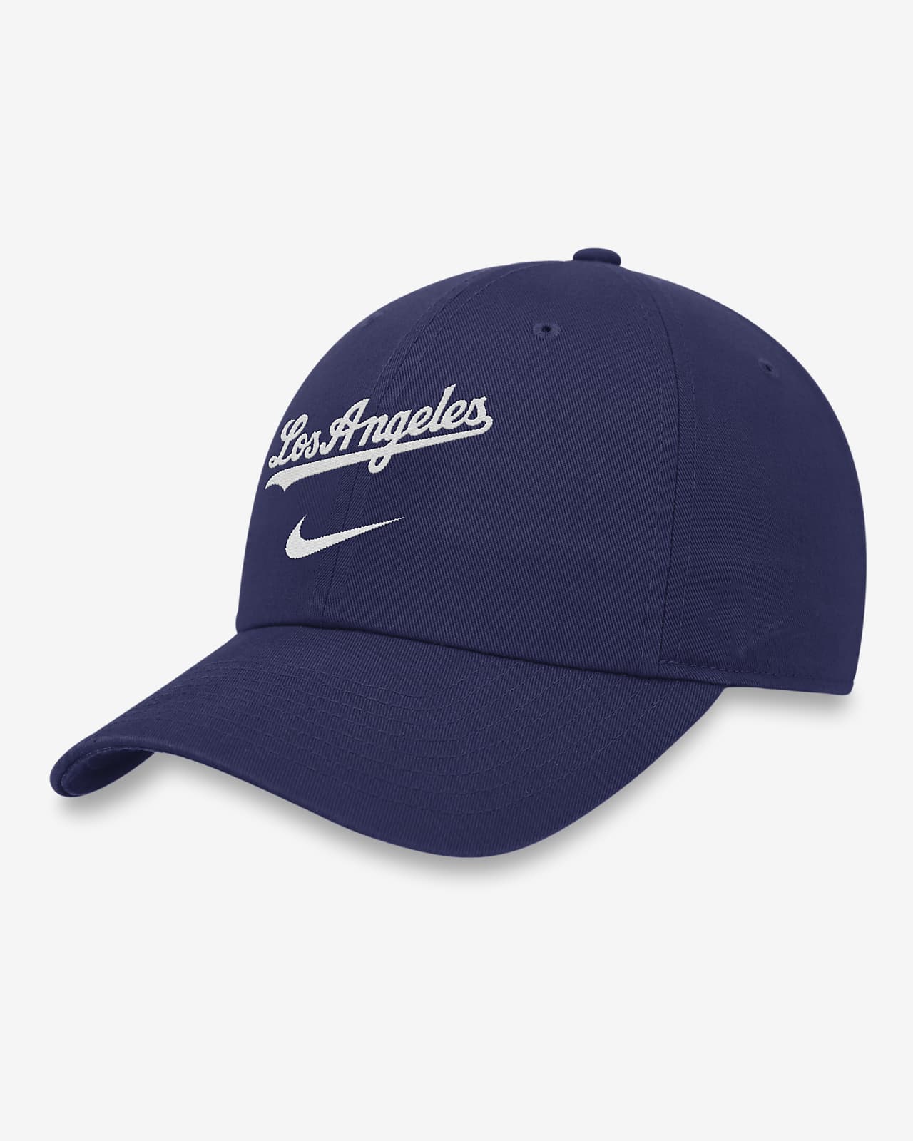 Los Angeles Dodgers Heritage86 Wordmark Swoosh Men's Nike MLB Adjustable  Hat.