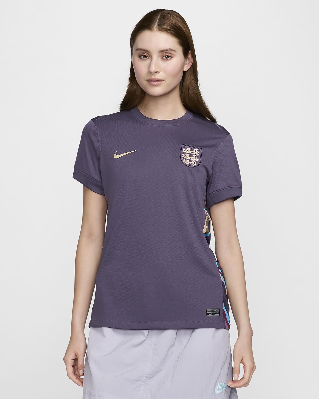 Dámská replika fotbalového dresu Nike Dri-FIT Anglie (ženský tým) Stadium 2024/25, venkovní