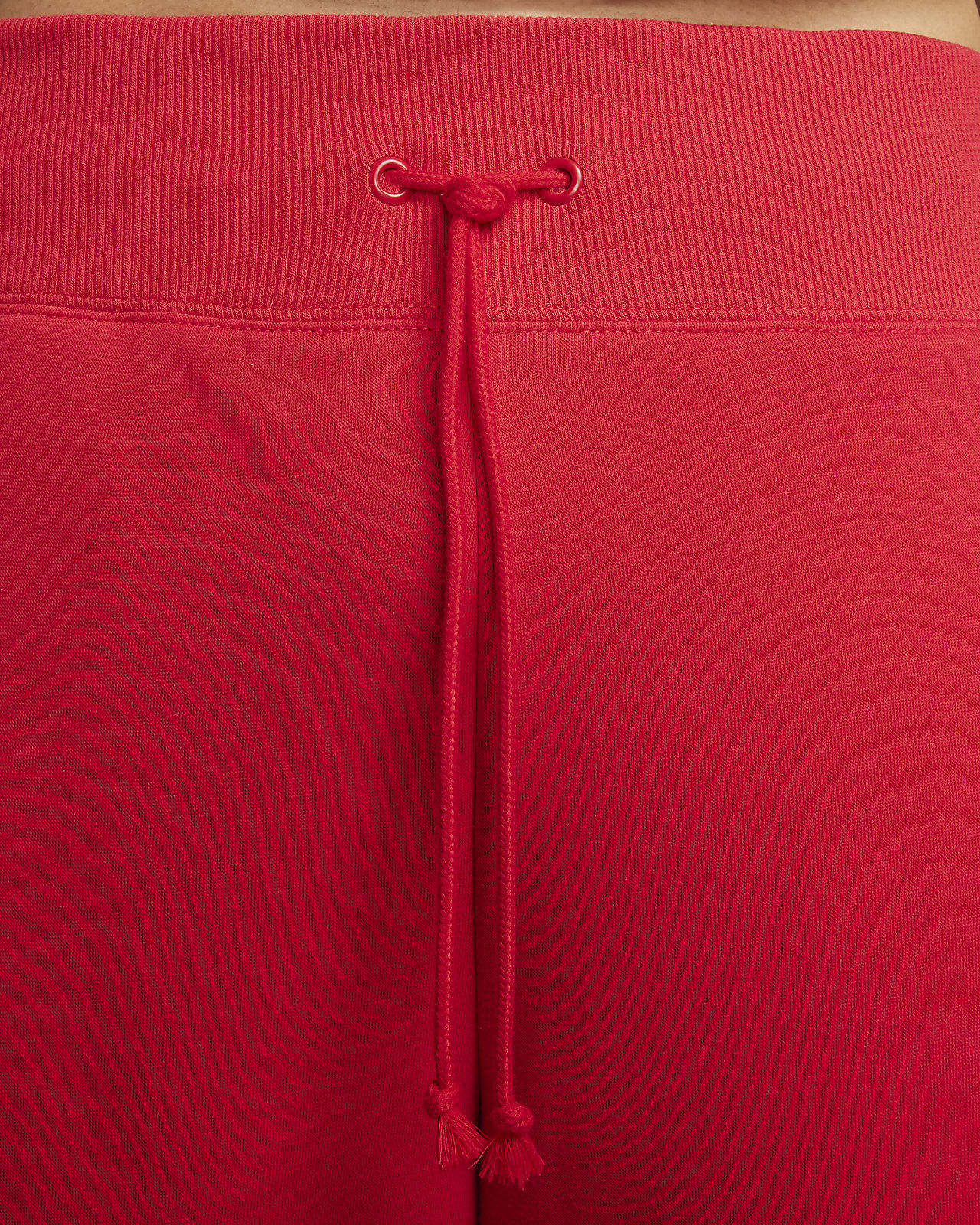 Nike Women's Sportswear Phoenix Fleece High-waisted Wide-leg Sweatpants In  Red