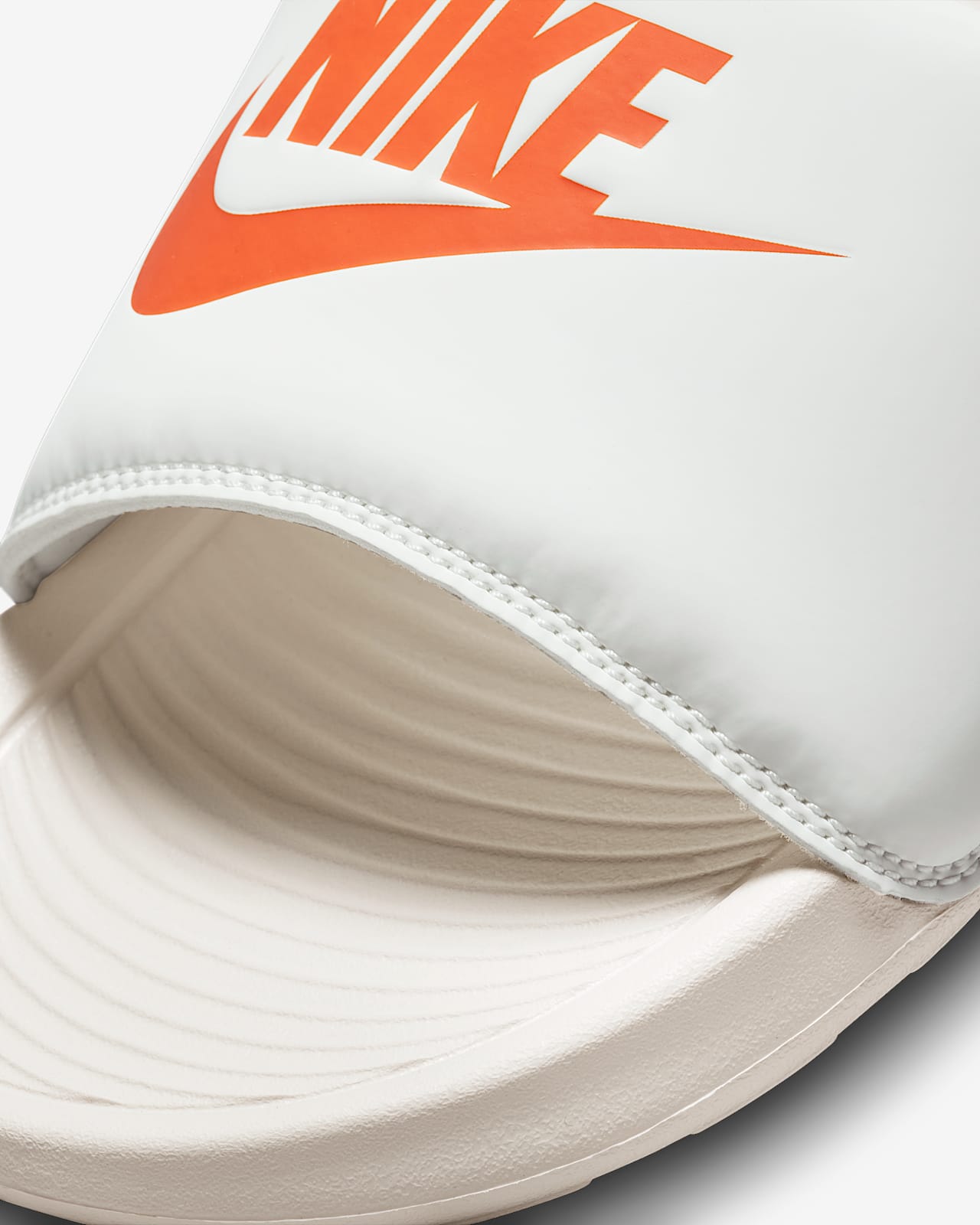nike victori white slides
