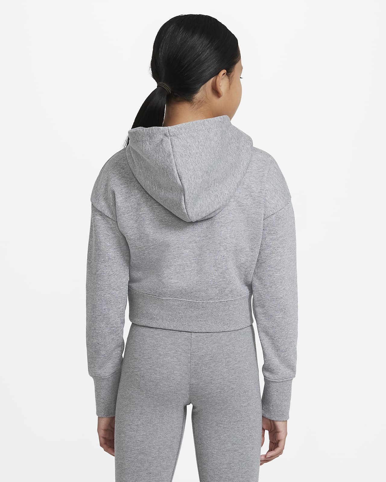 Nike Air Sudadera con capucha corta de tejido French Terry - Niña. Nike ES
