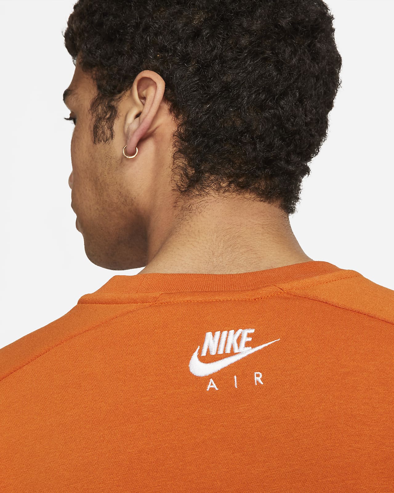 nike air men's fleece crew