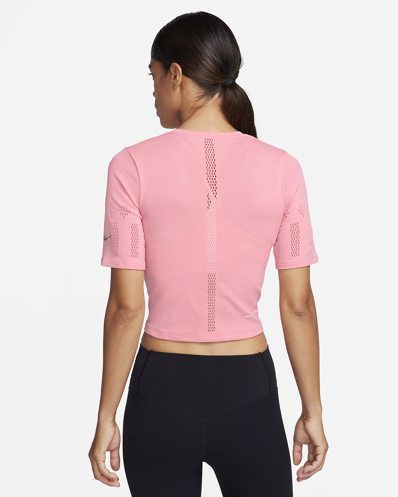 Nike Yoga Dri-FIT ADV Luxe Women's Short-Sleeve Crop Top.