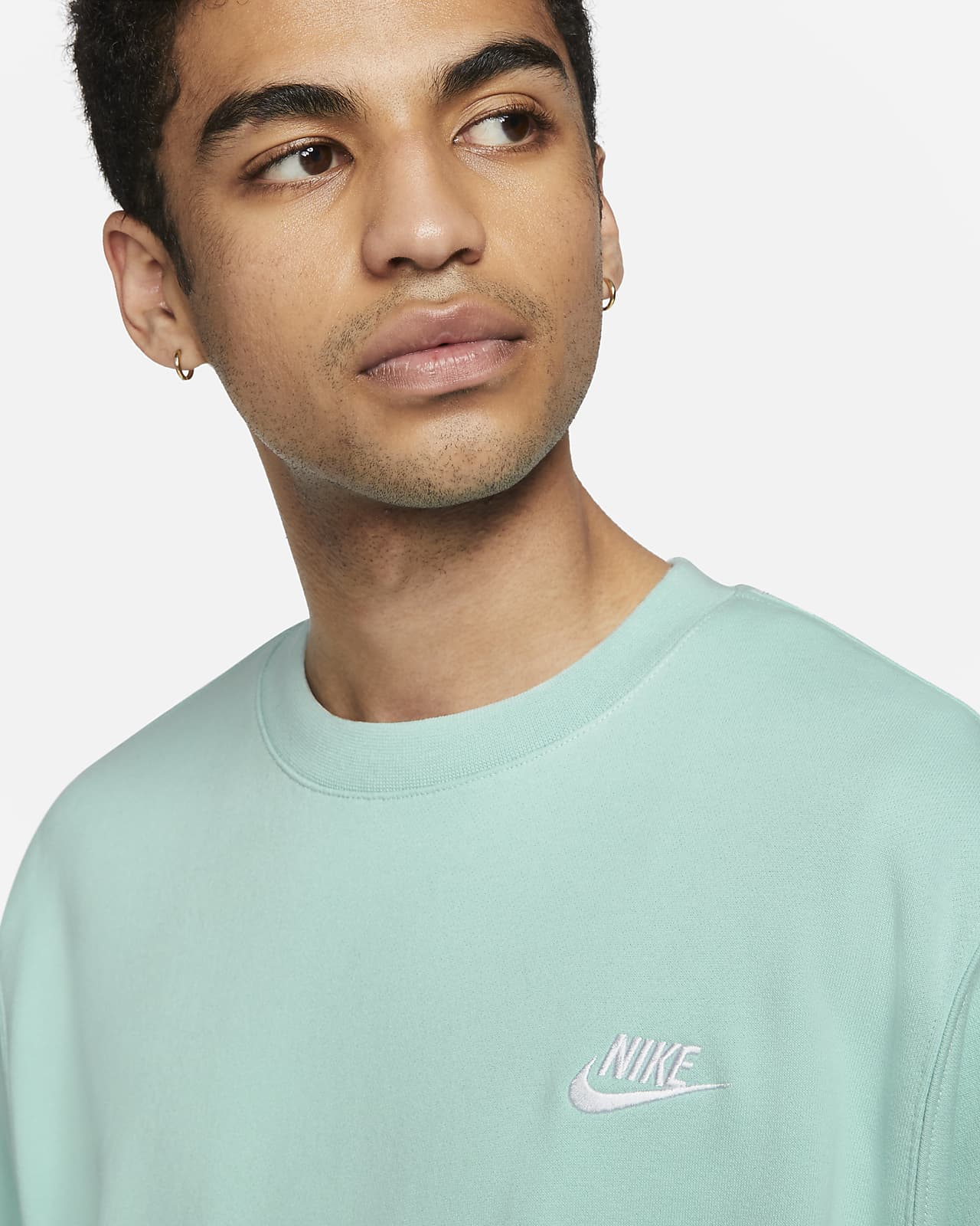 men's french terry crew nike sportswear