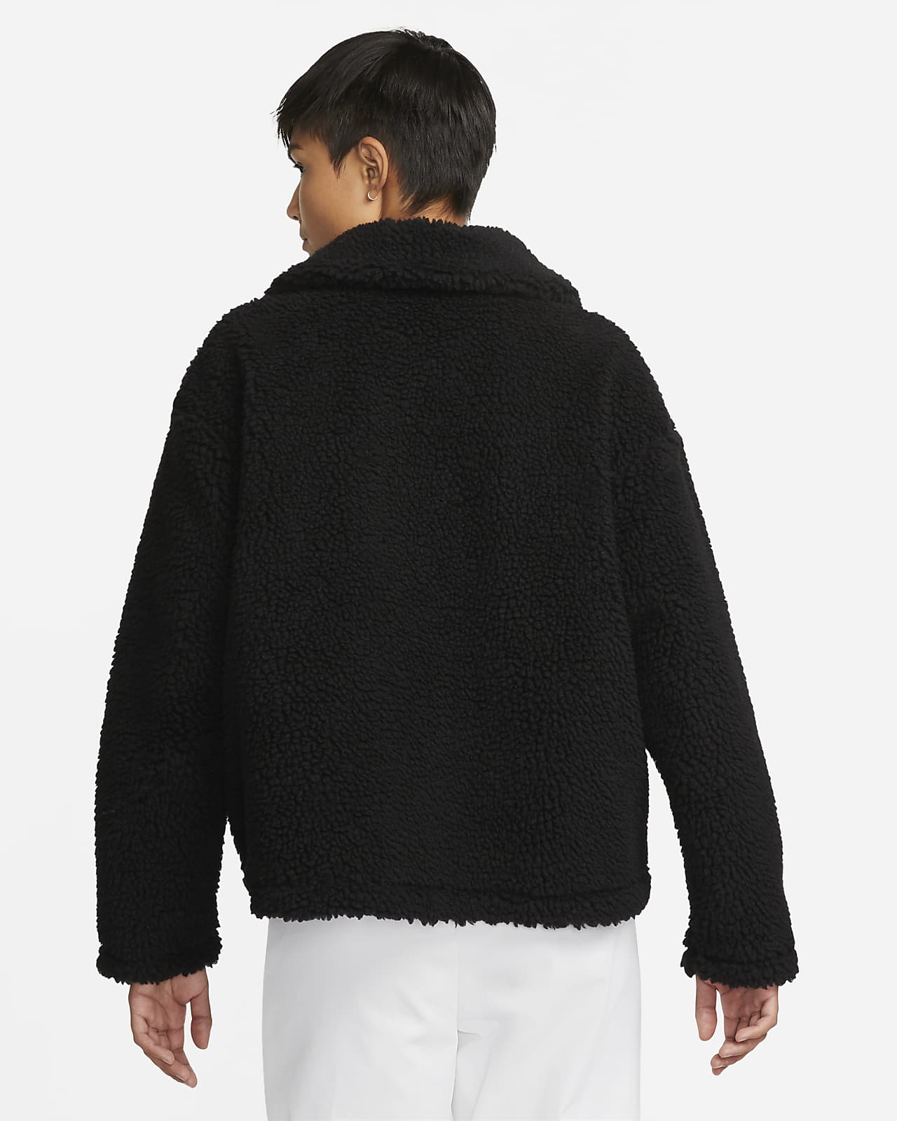 grey leather bomber jacket