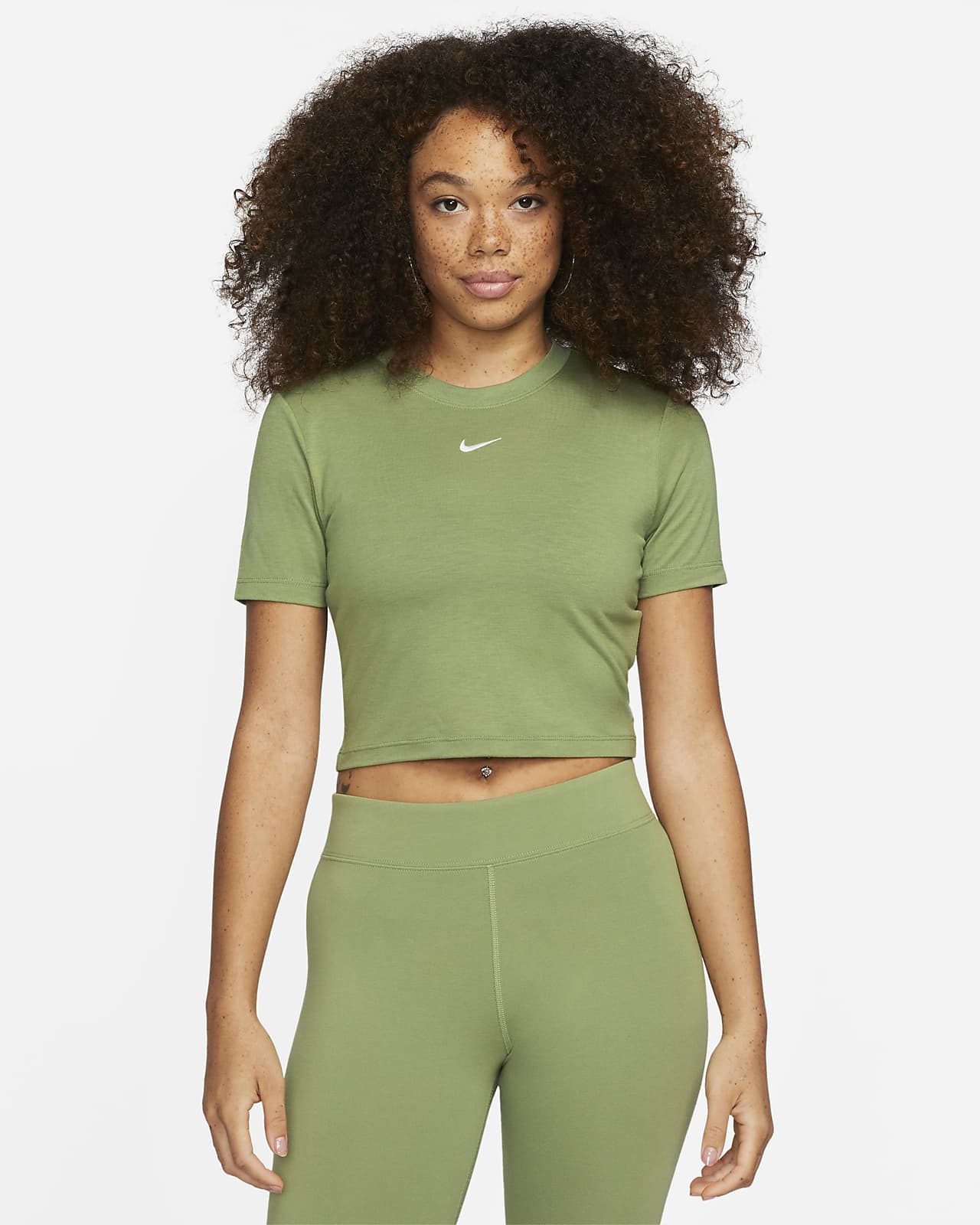 Γυναικεία μπλούζα crop Nike Sportswear Essential