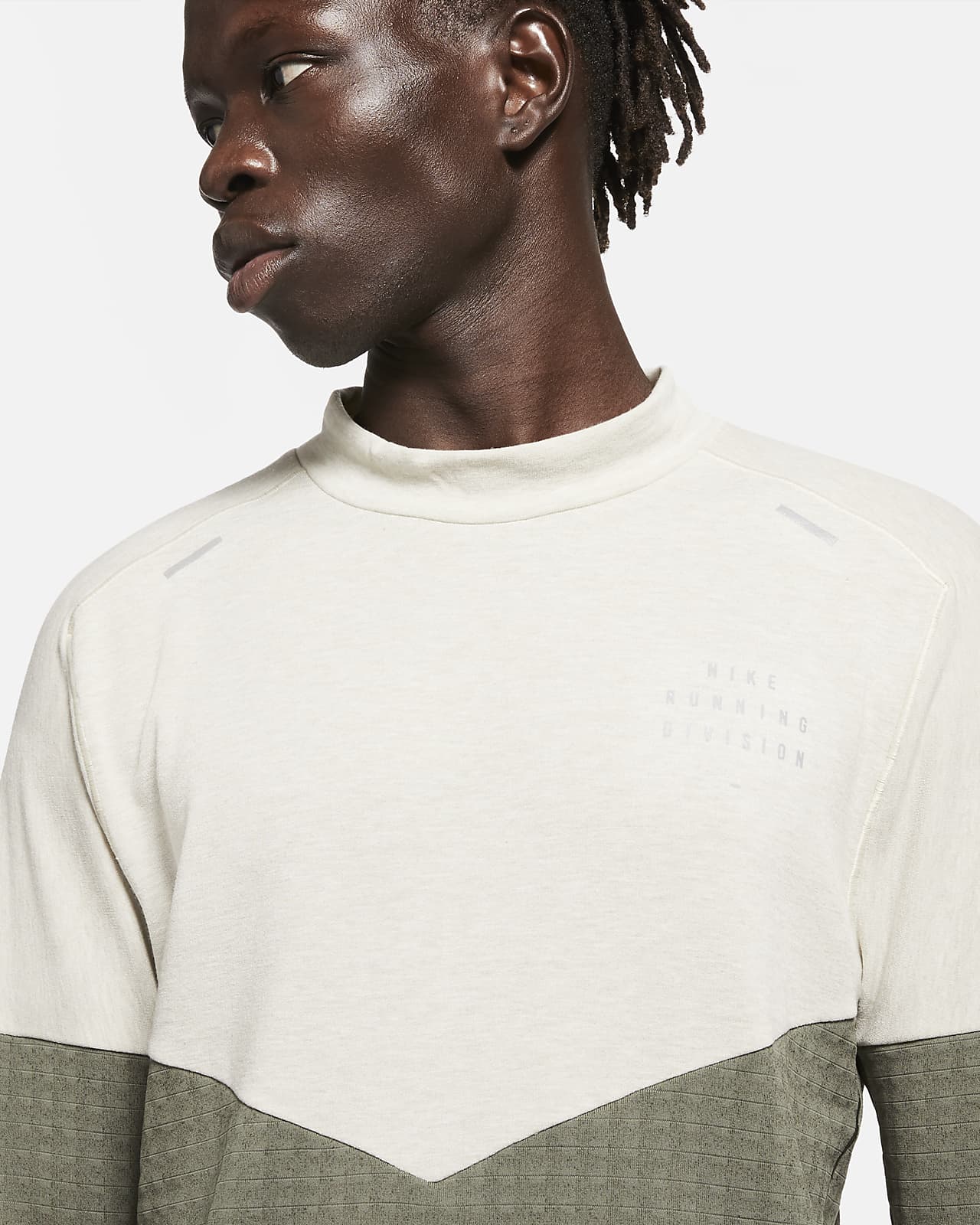 nike grey running top