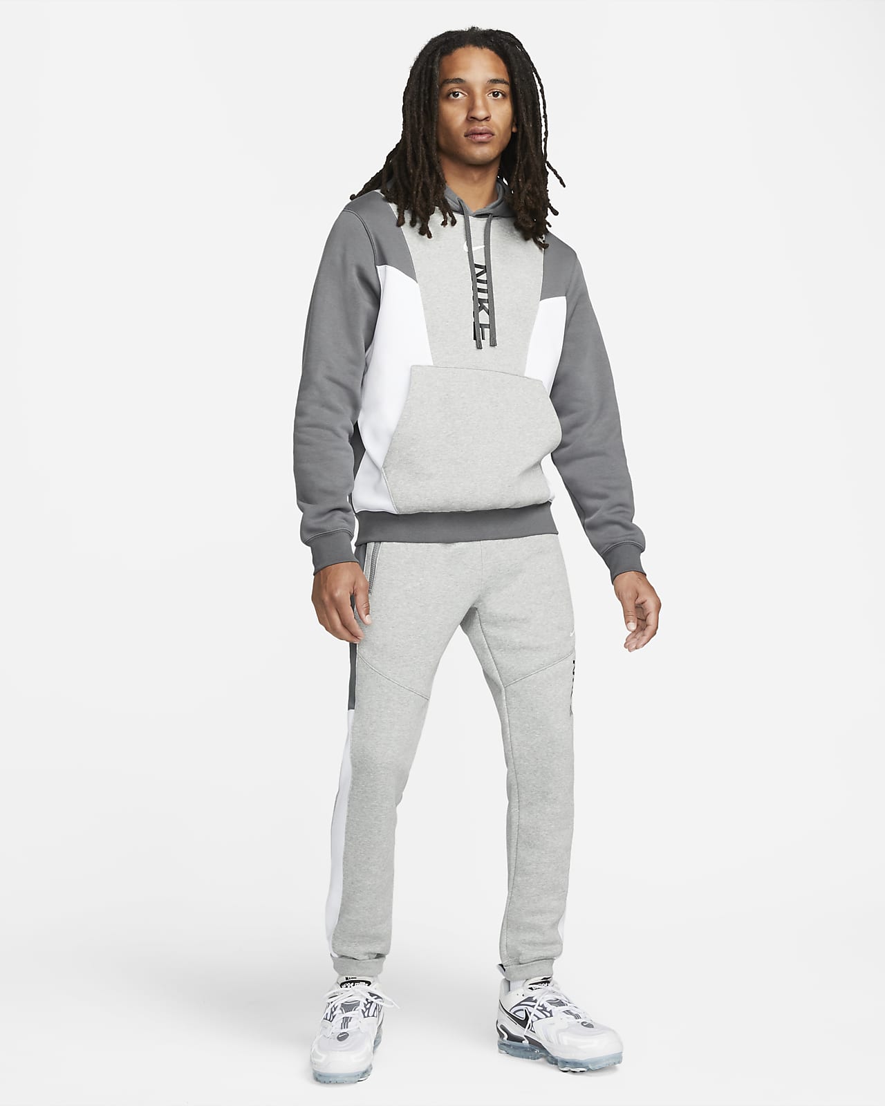 Nike Sportswear Hybrid Men's Fleece Hoodie. Nike NZ