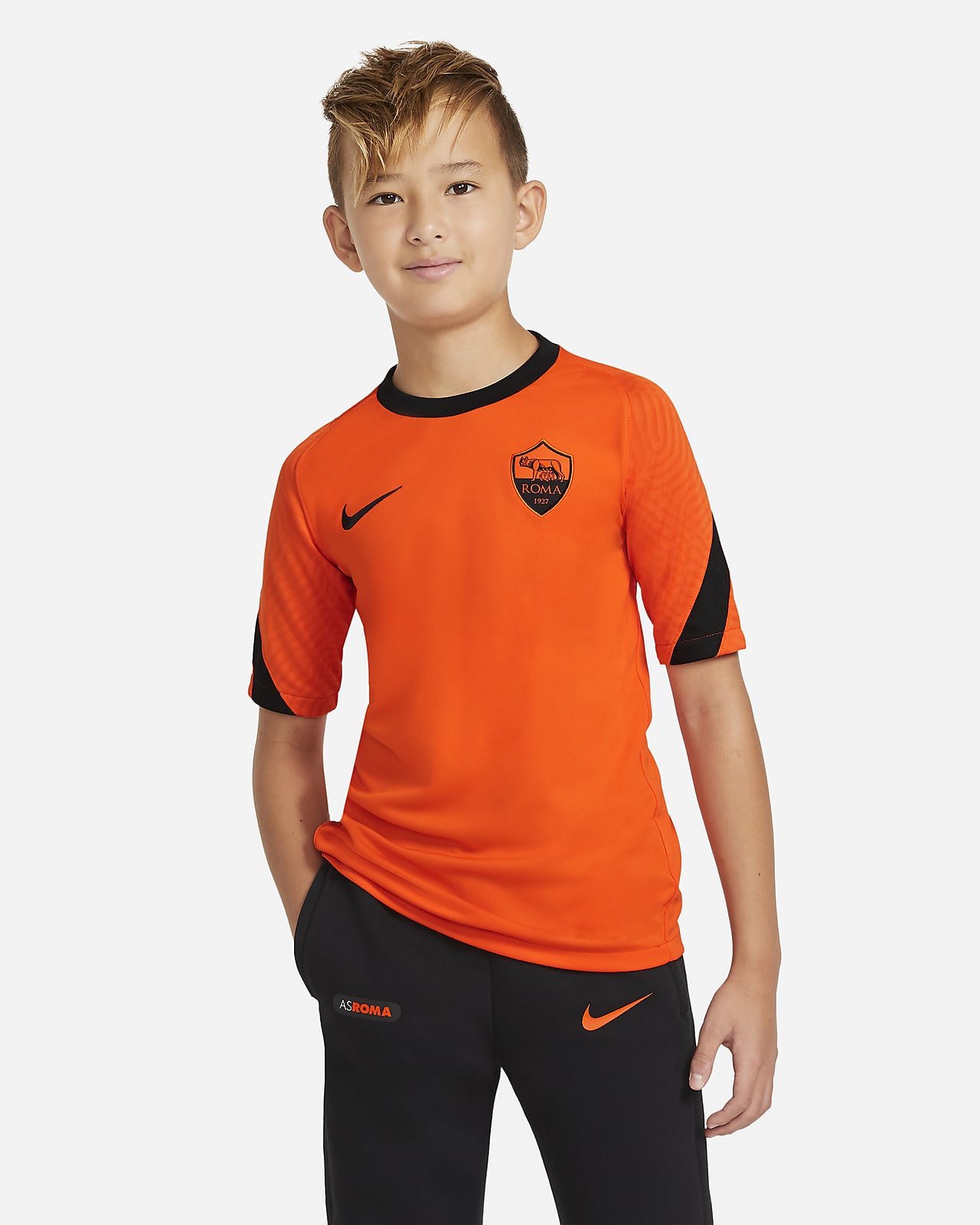Maglia Da Calcio A Manica Corta A S Roma Strike Ragazzi Nike It