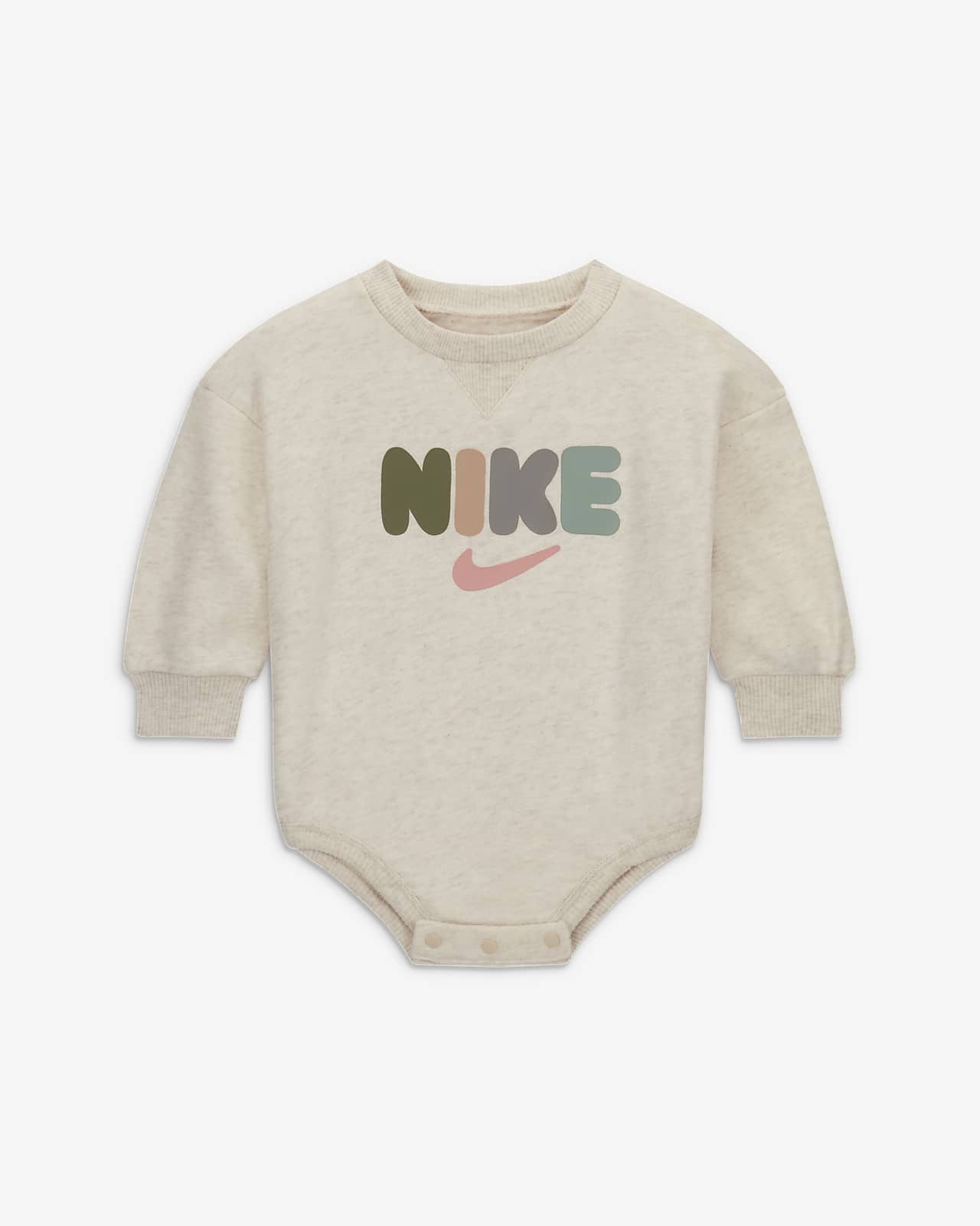 partiskhed forpligtelse Tilfældig Nike Sportswear Primary Play Crew Romper-buksedragt til babyer. Nike DK