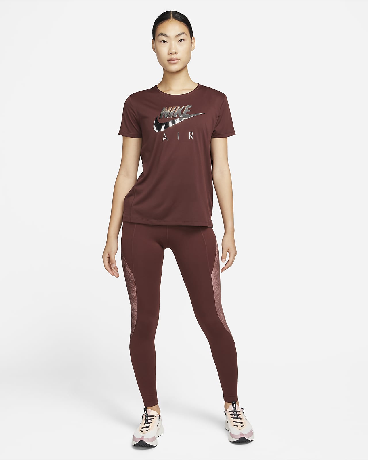 Playera de running de manga corta para mujer Nike Dri-FIT. Nike.com