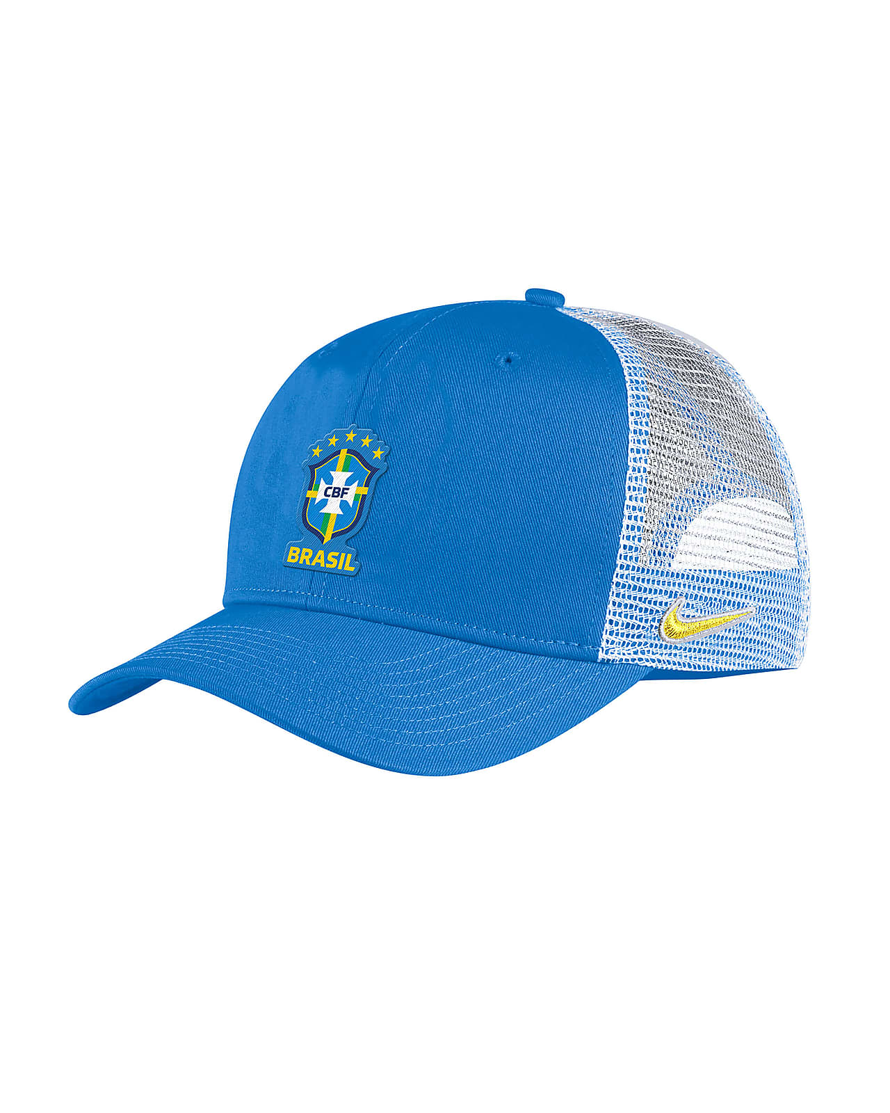 Men's Nike Blue Brazil National Team Classic99 Trucker Snapback Hat
