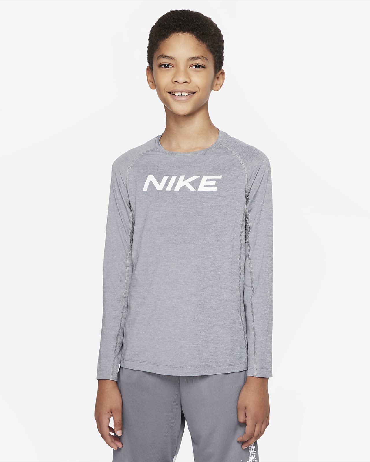 Nike Pro Dri-FIT Jongenstop met lange mouwen. Nike NL
