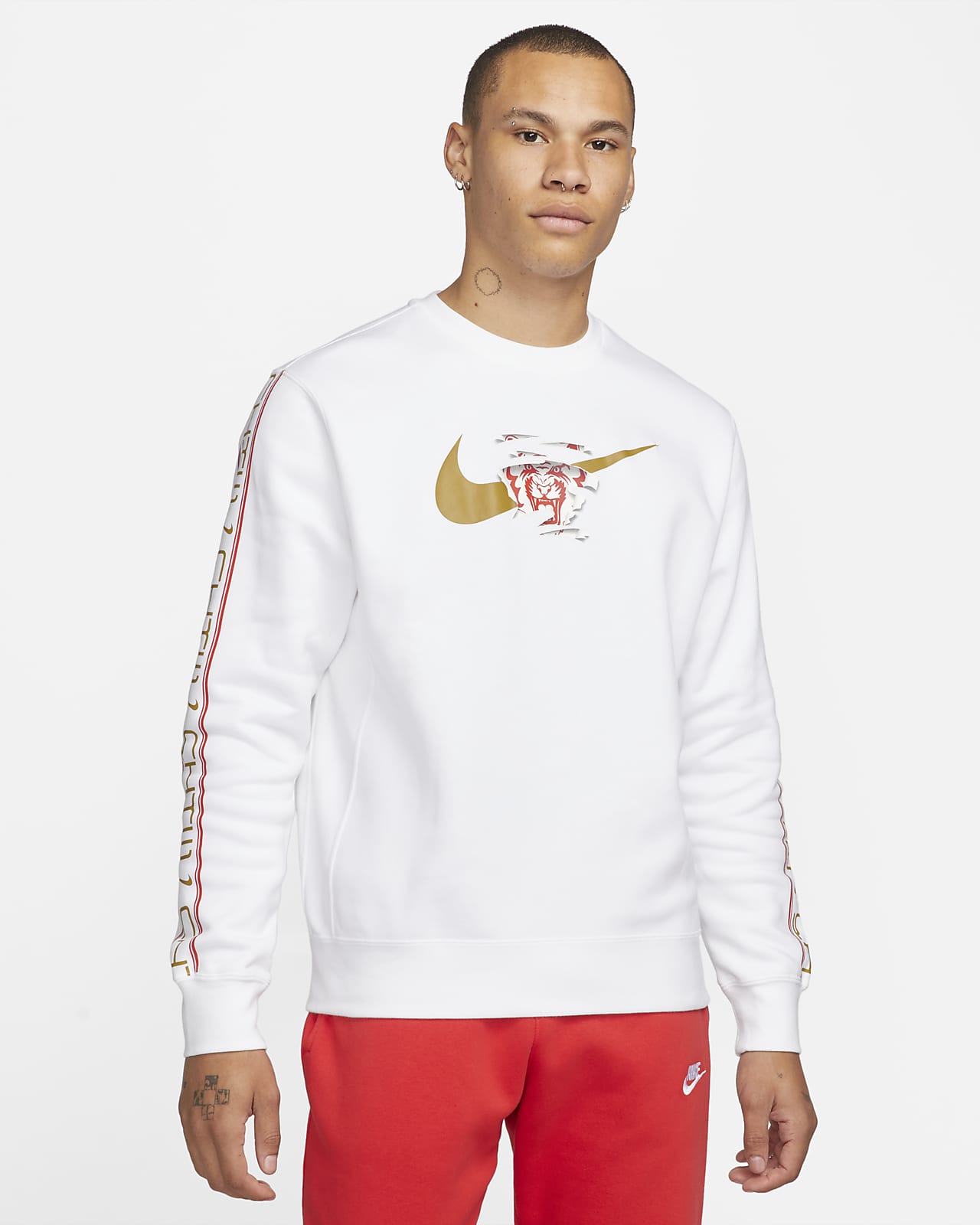 Felpa a girocollo in fleece Nike Sportswear - Uomo. Nike IT