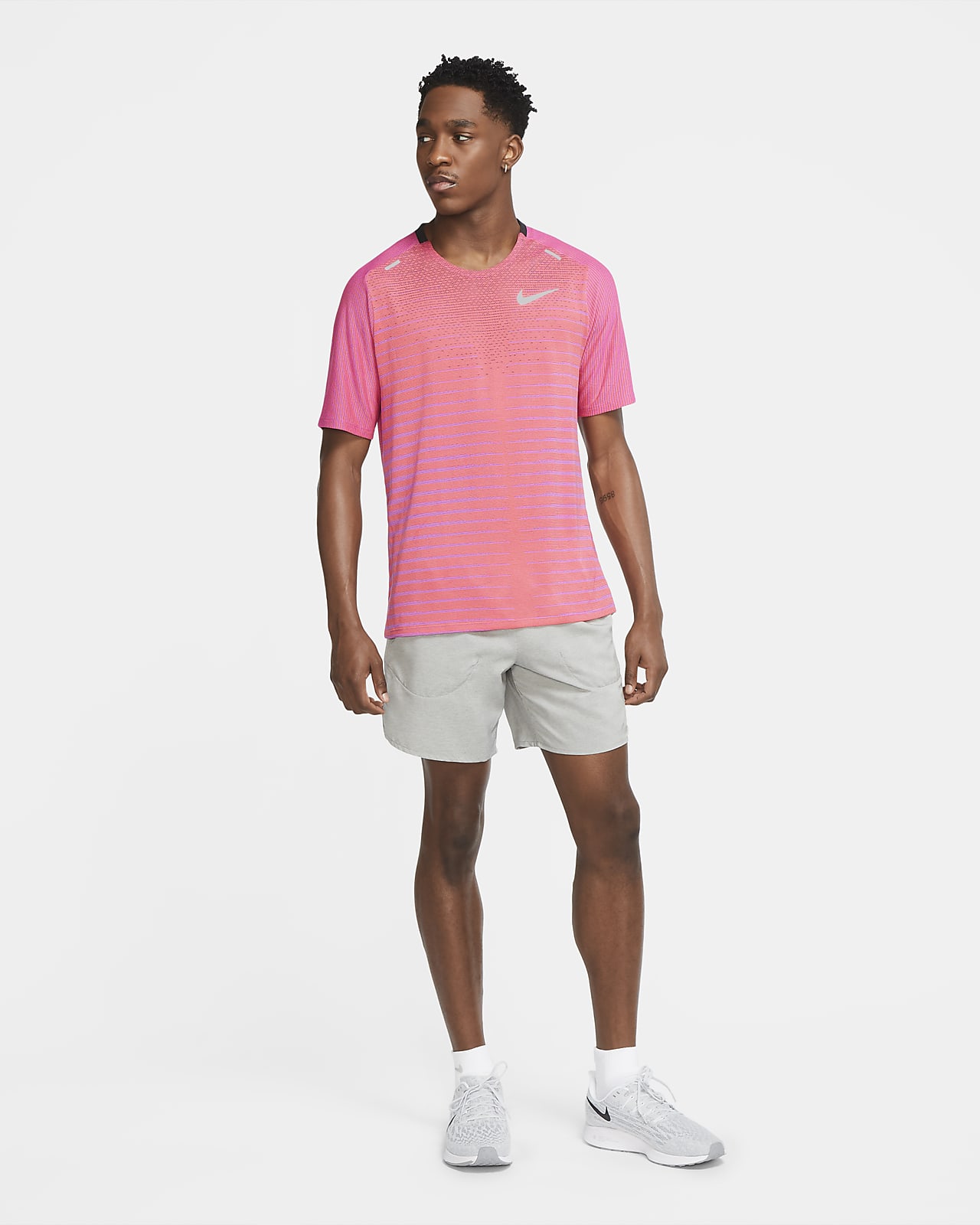 nike tech knit running shirt
