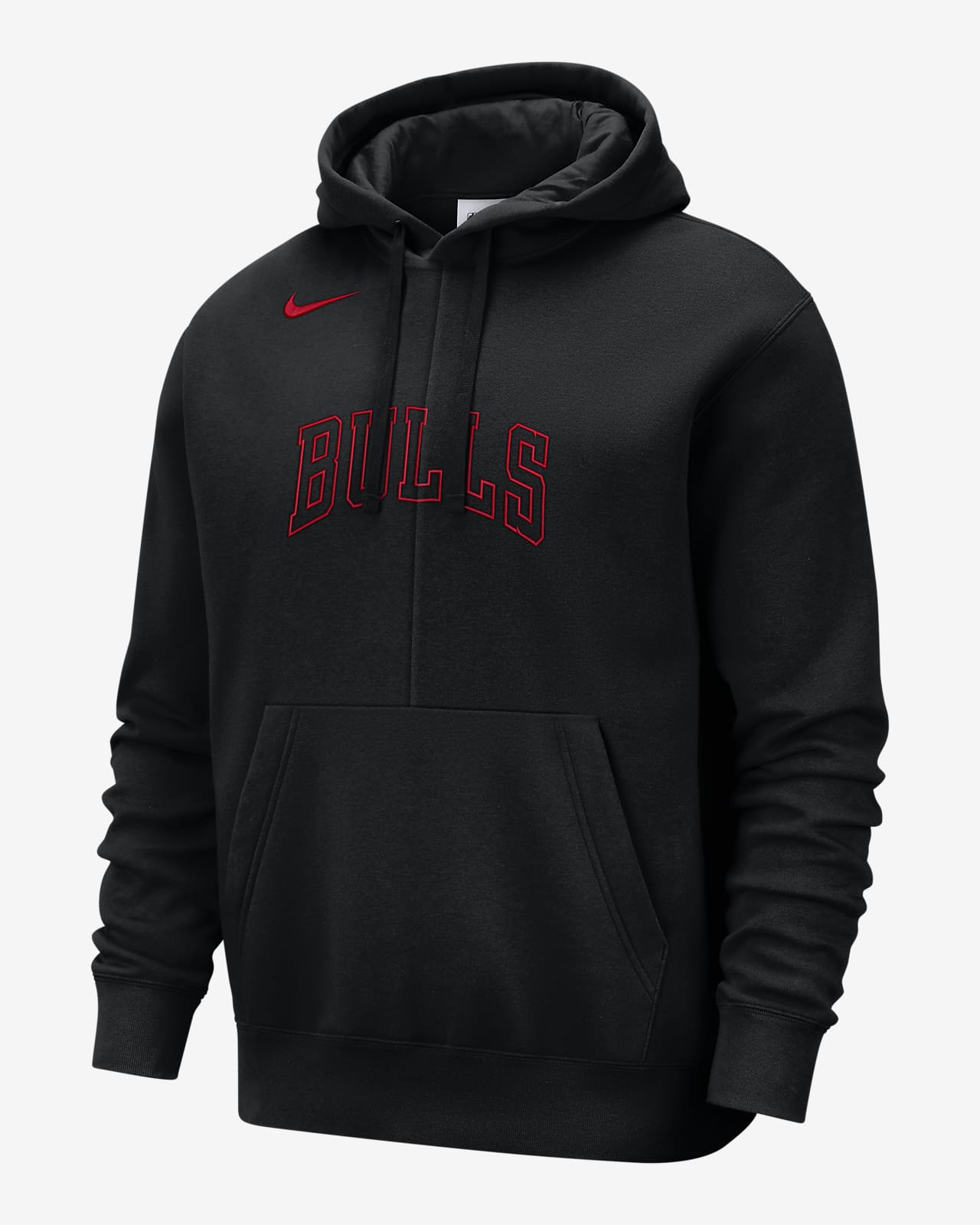 Sudadera con sin cierre de tejido Fleece Nike de la NBA para hombre Chicago Bulls Nike.com
