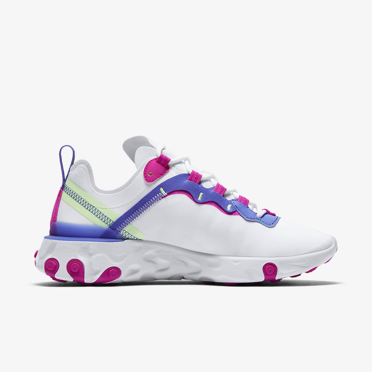 nike react element 55 femme bleu