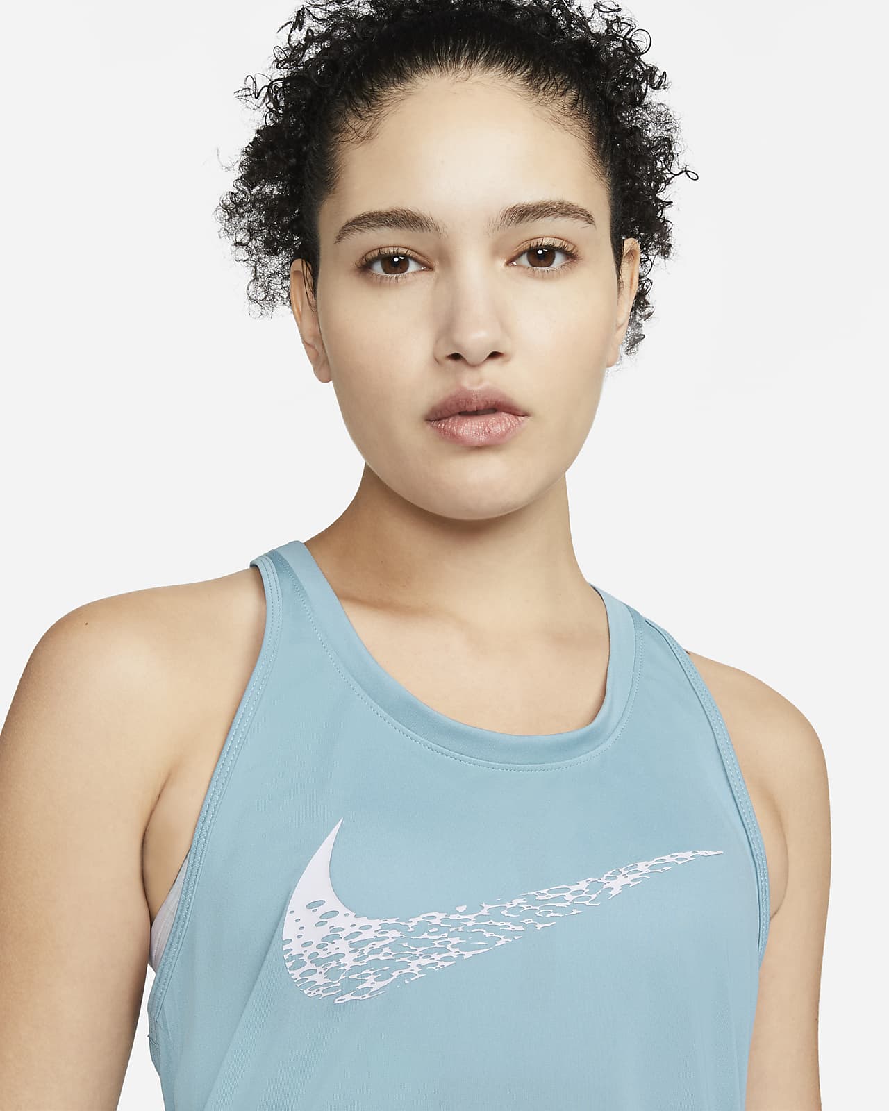 página para justificar piel Nike Swoosh Run Camiseta de tirantes de running - Mujer. Nike ES
