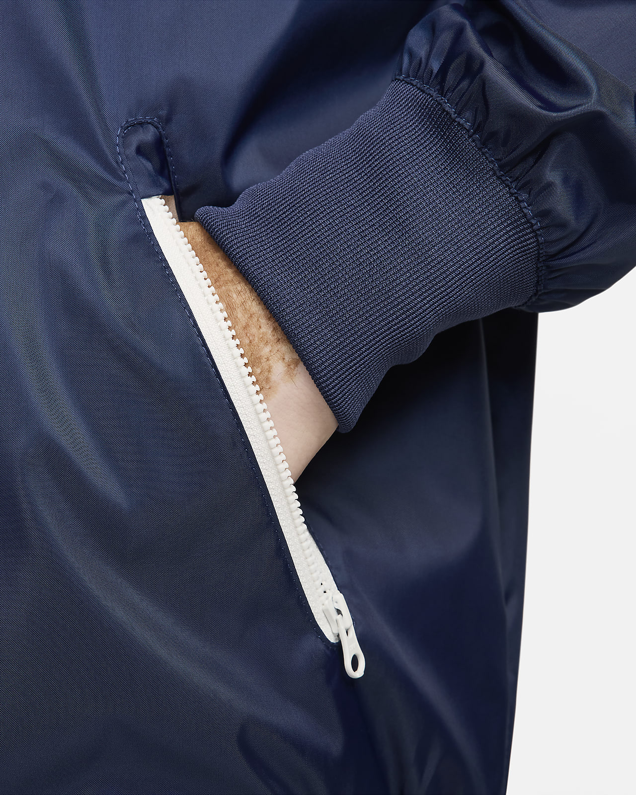 Nike Women's Sportswear Woven Windrunner Jacket In Blue Size Small 100%  Polyester