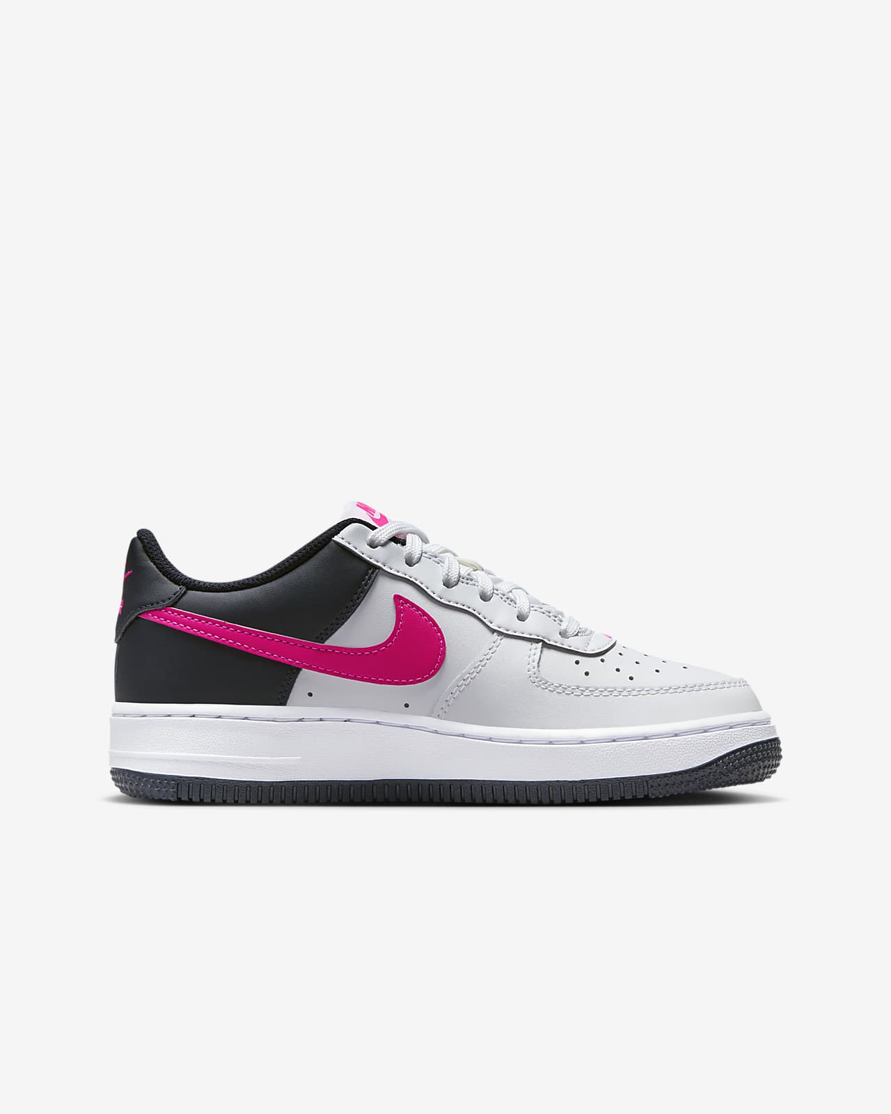 Pink and black hot sale nike air force 1