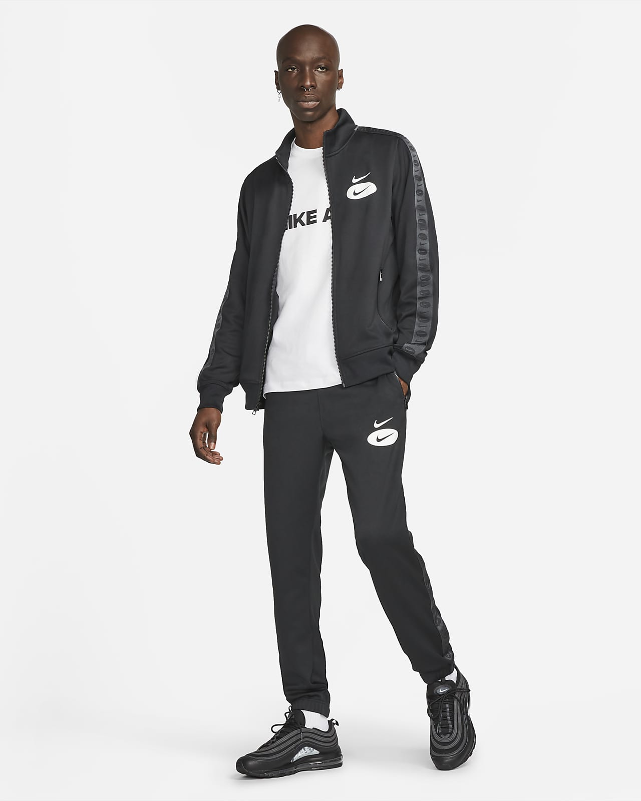 Pantaloni nike sportswear swoosh tech fleece uomo grigio - NIKE - Pavidas