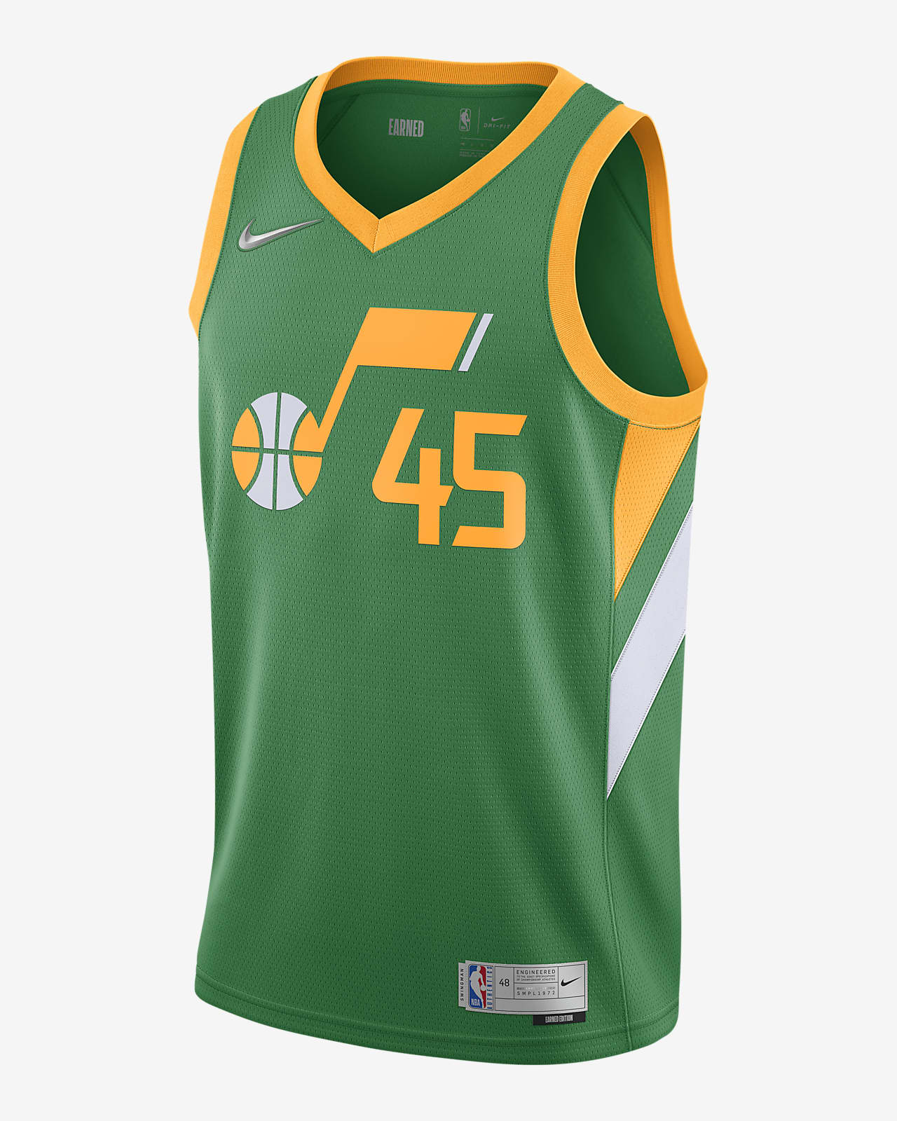 utah jazz earned jersey